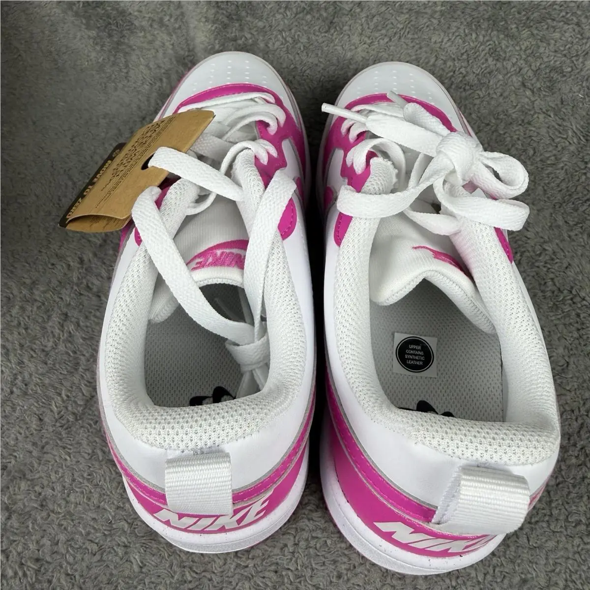 Nike shoes - Nike Court Borough - Court Borough - White / Laser Fuchsia / Pink 6