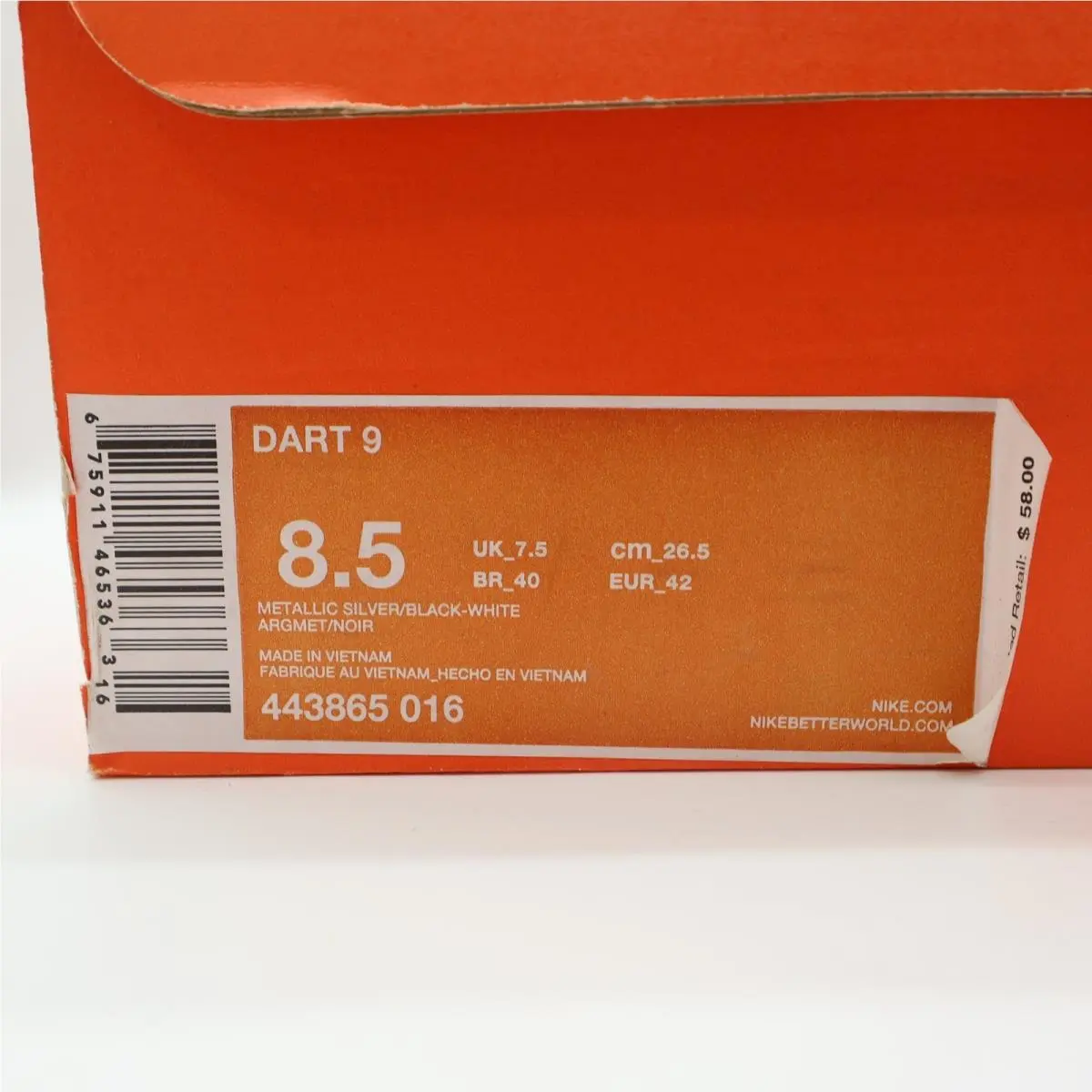 Nike shoes - Nike Dart 9 - Dart - Silver 6