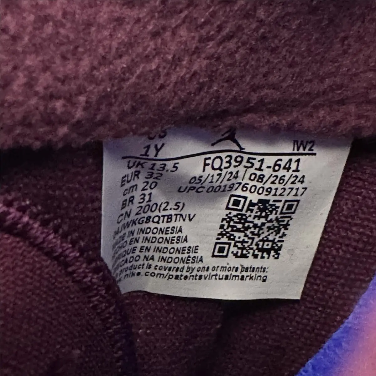 Nike shoes - Jordan Spizike - Spizike - FQ3951-641 - Bordeaux/Sail/Hyper Royal 6
