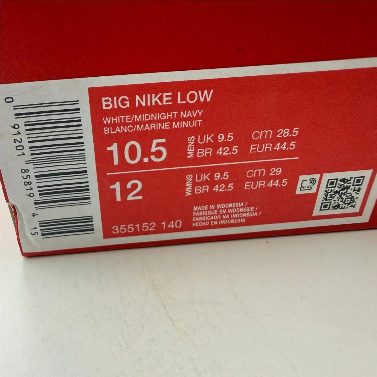 Nike shoes - Big Nike Low - Big Low - White 0