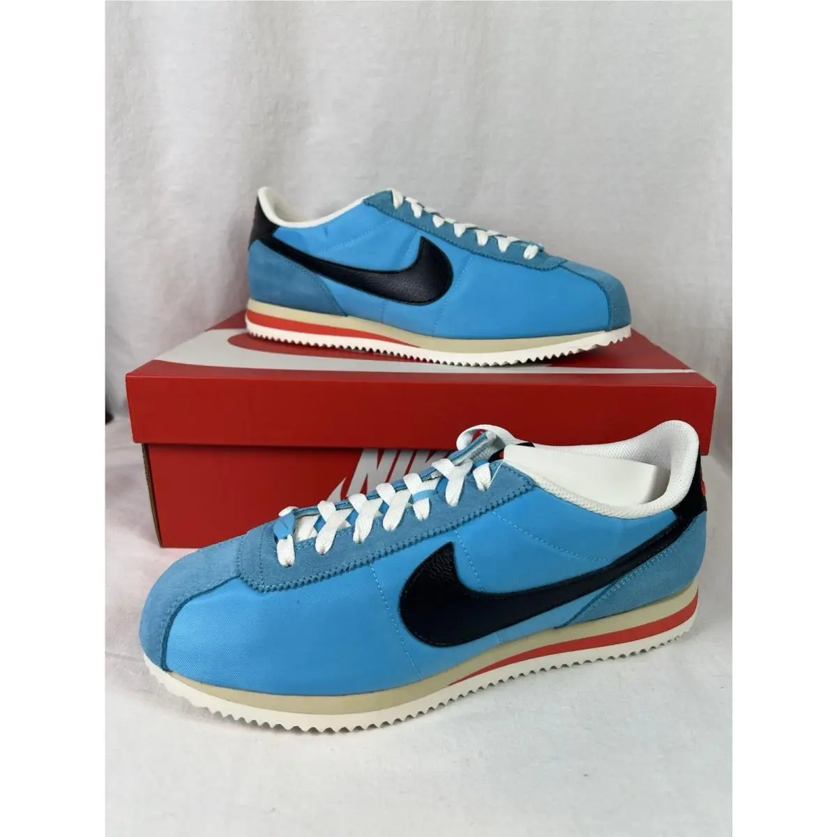 Nike Cortez Txt Baltic Blue Men’s Sneakers Size 9.5