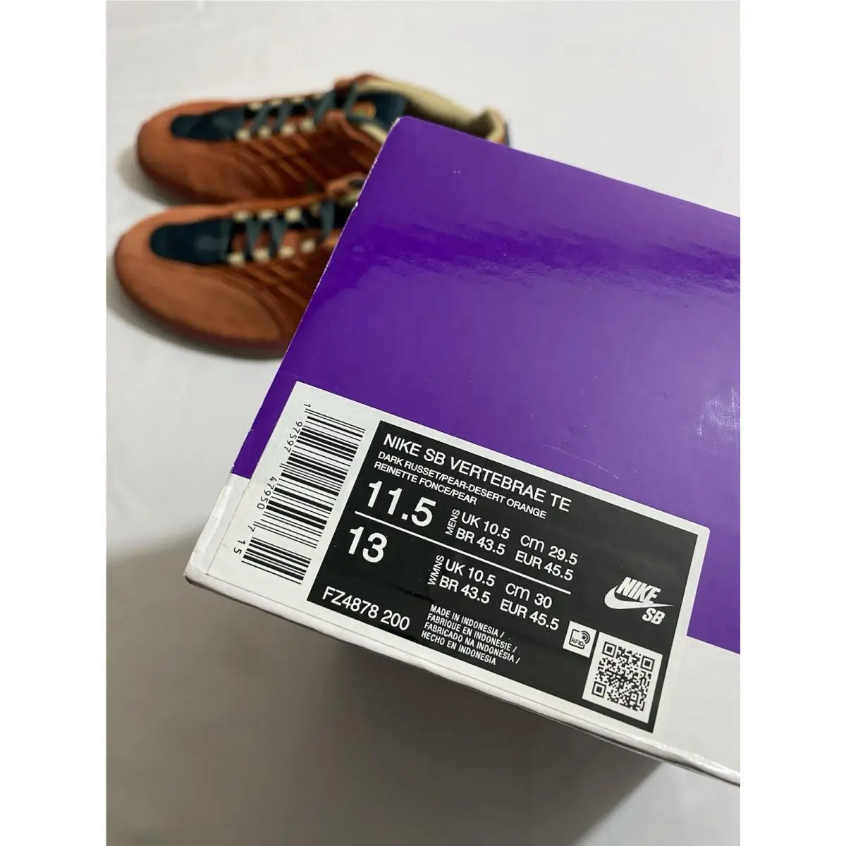 Nike shoes - Nike SB Vertebrae - Vertebrae - FZ4878-200 - Brown (UPC: 0197597479507) 8