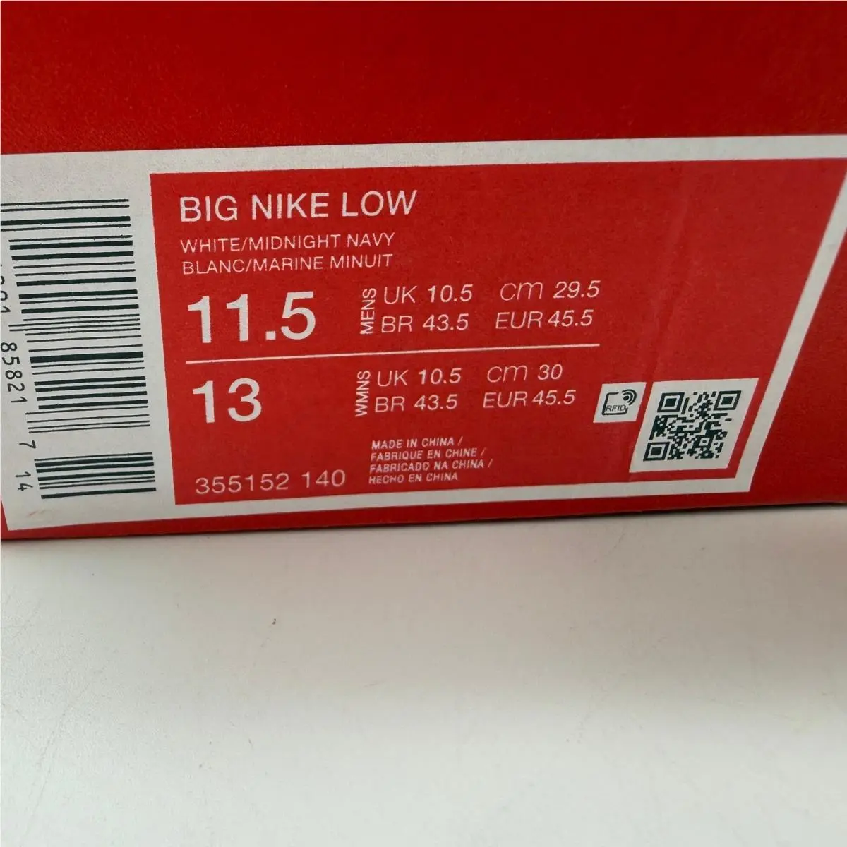 Nike shoes - Big Nike Low - Big Low - White 0