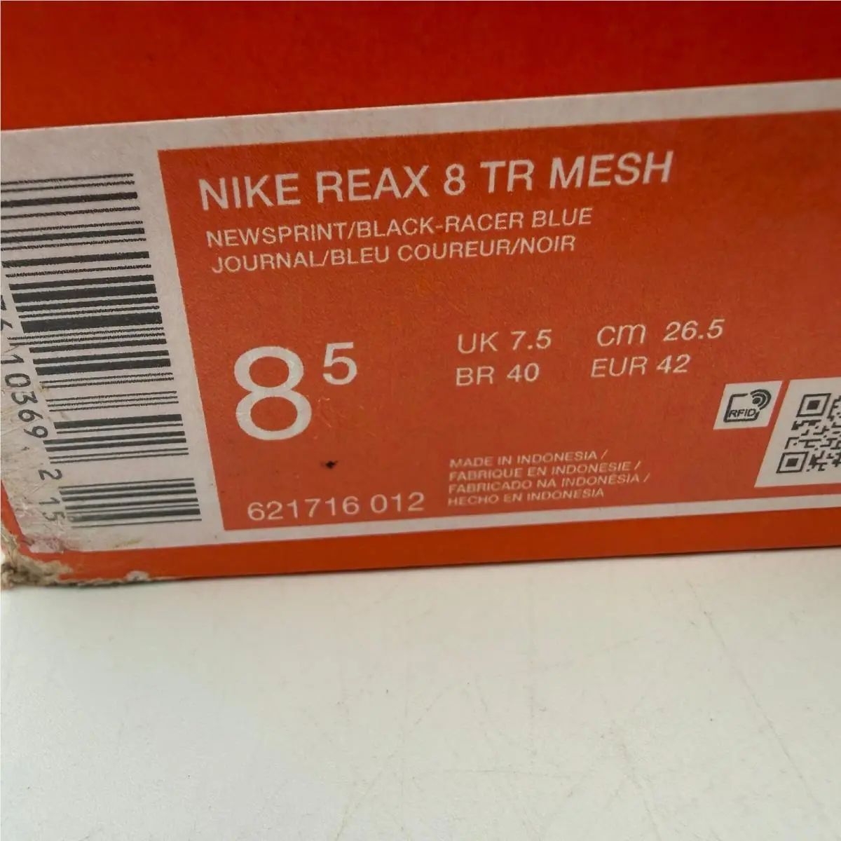 Nike shoes - Nike Reax 8 TR Mesh - Gray 5