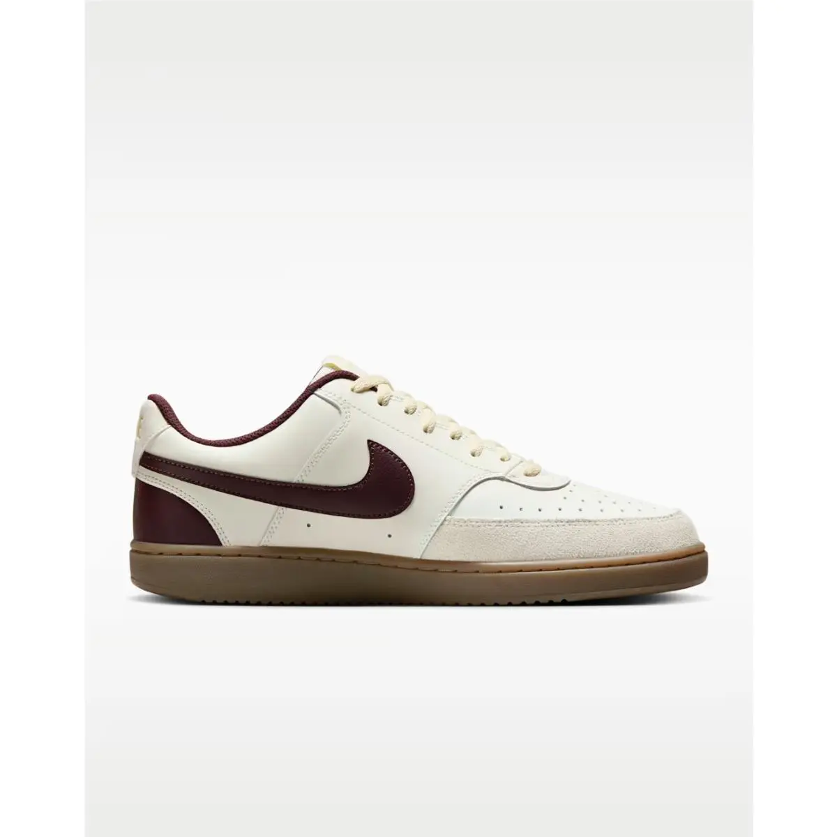 Nike shoes - Nike Court Vision - Court Vision - Sail/Burgundy Crush/Light Khaki 0
