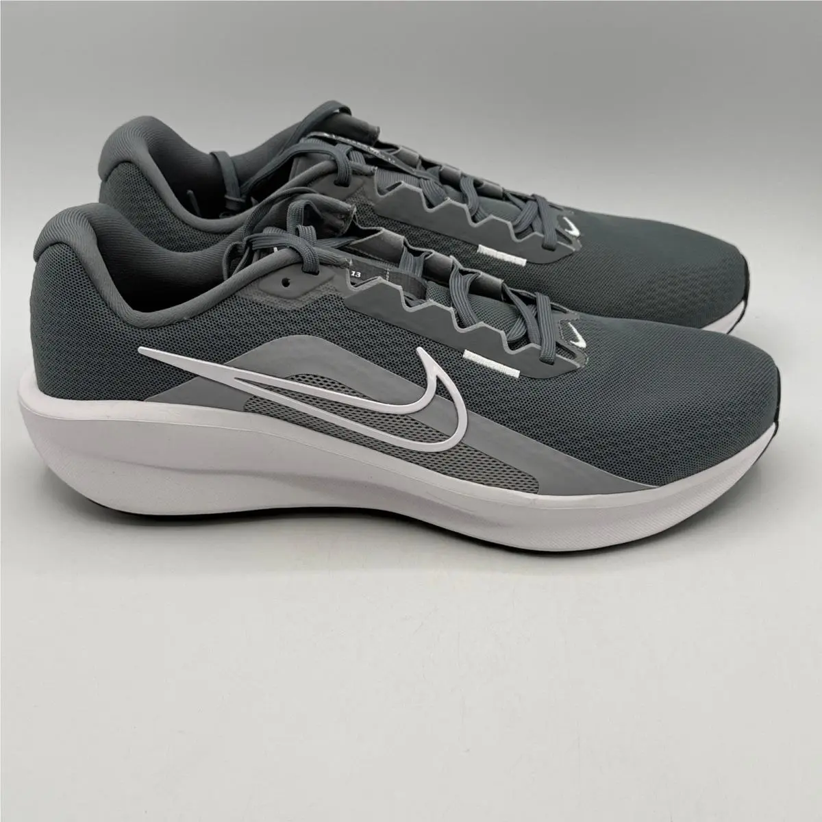 Nike Downshifter 13 Shoes Men Size 13 Iron Grey White Running FD6454-010