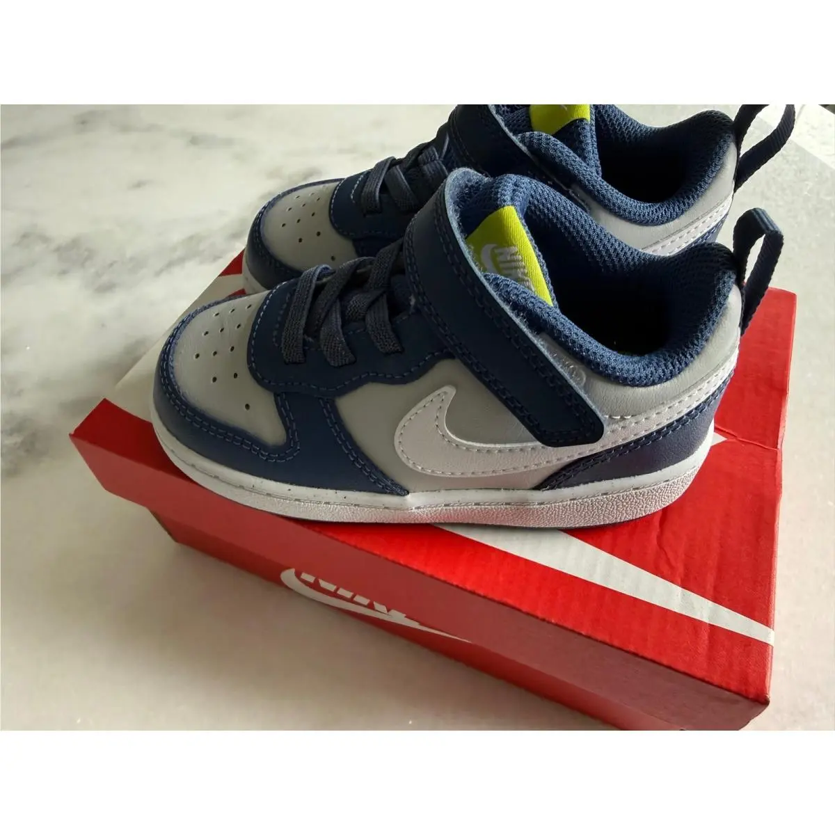 Nike shoes - Nike Court Borough Low 2 (TDV) - Blue 2