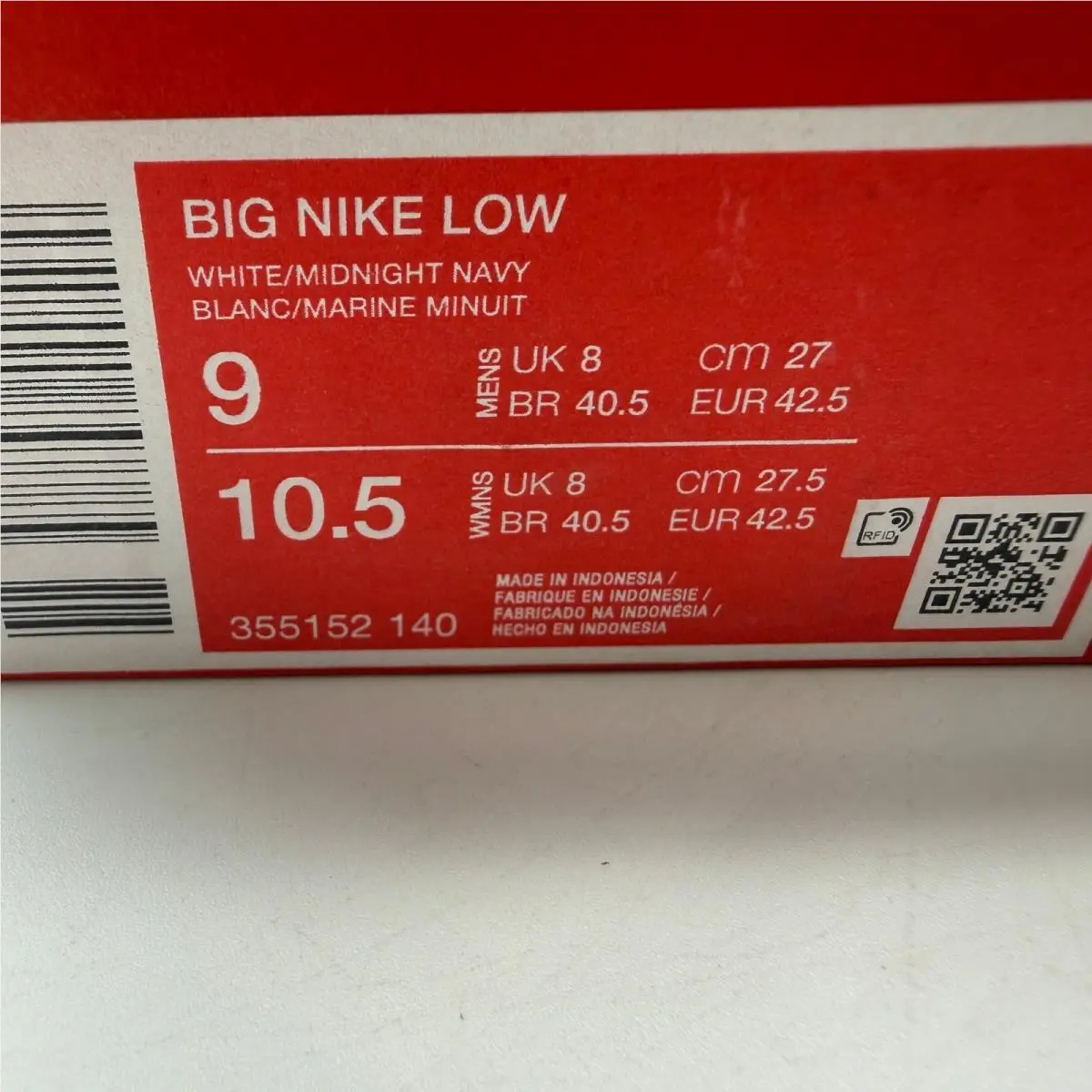 Nike shoes - Big Nike Low - Big Low - White 0