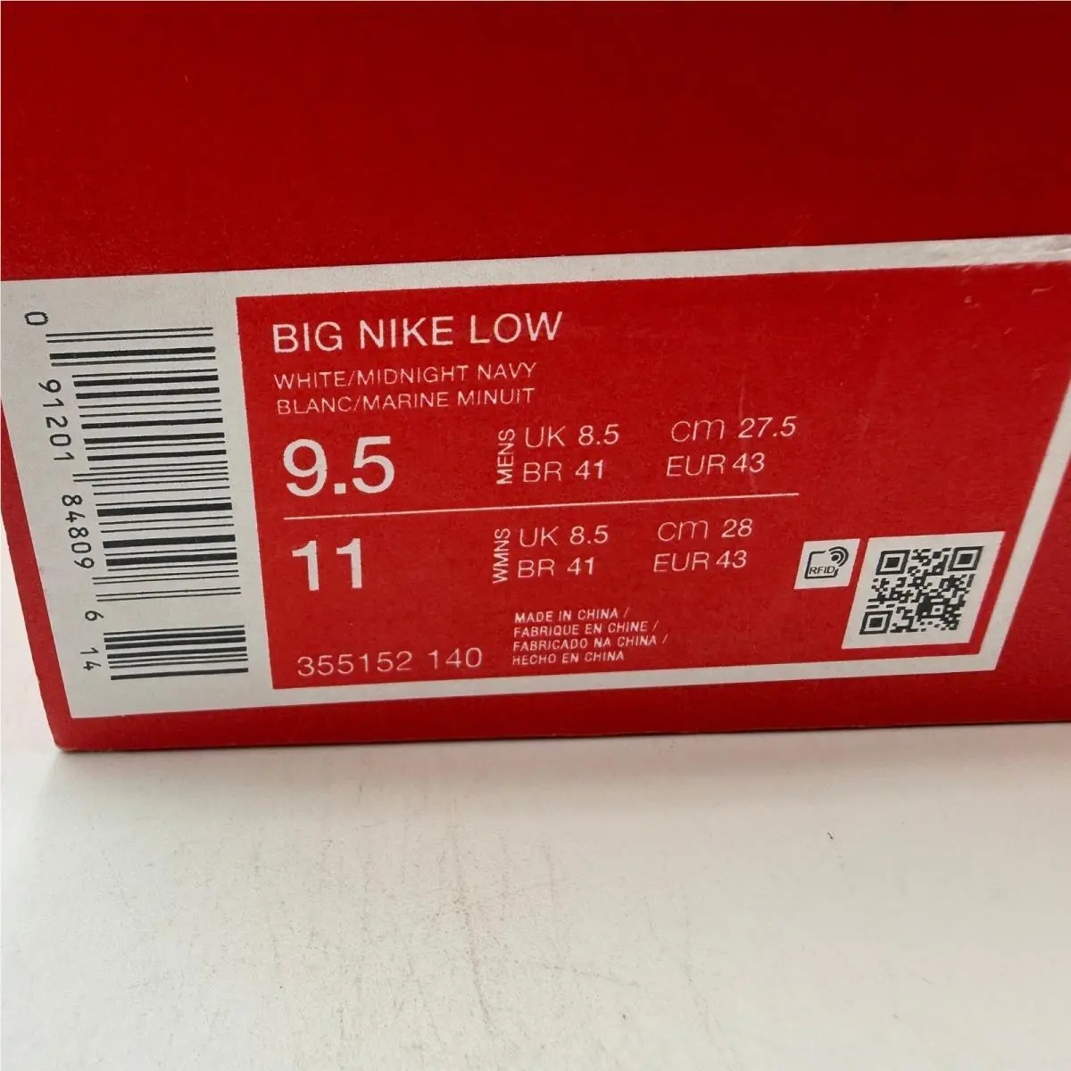 Nike shoes - Big Nike Low - Big Low - White 0