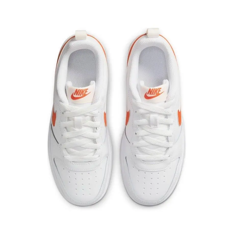 Nike shoes - Nike Court Borough - Court Borough - BQ5448-114 - White/Summit White/Sail/Orange 3