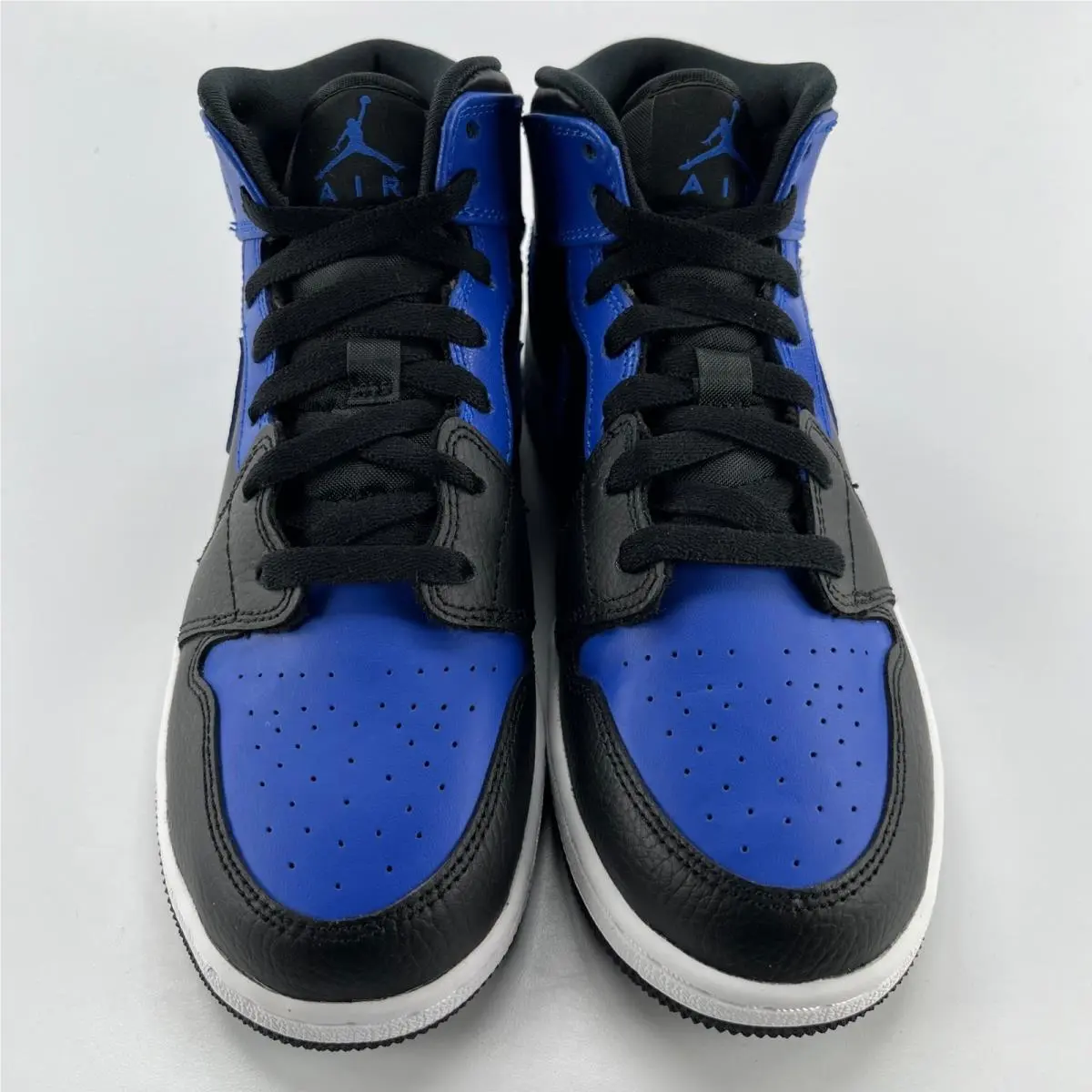 Nike shoes - Jordan 1 Mid GS Hyper Royal - Black 2