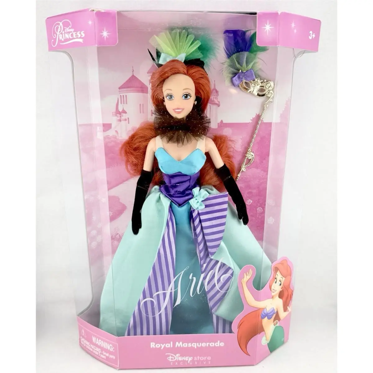 Royal Masquerade Ariel Barbie Doll Disney Store Exclusive Little Mermaid