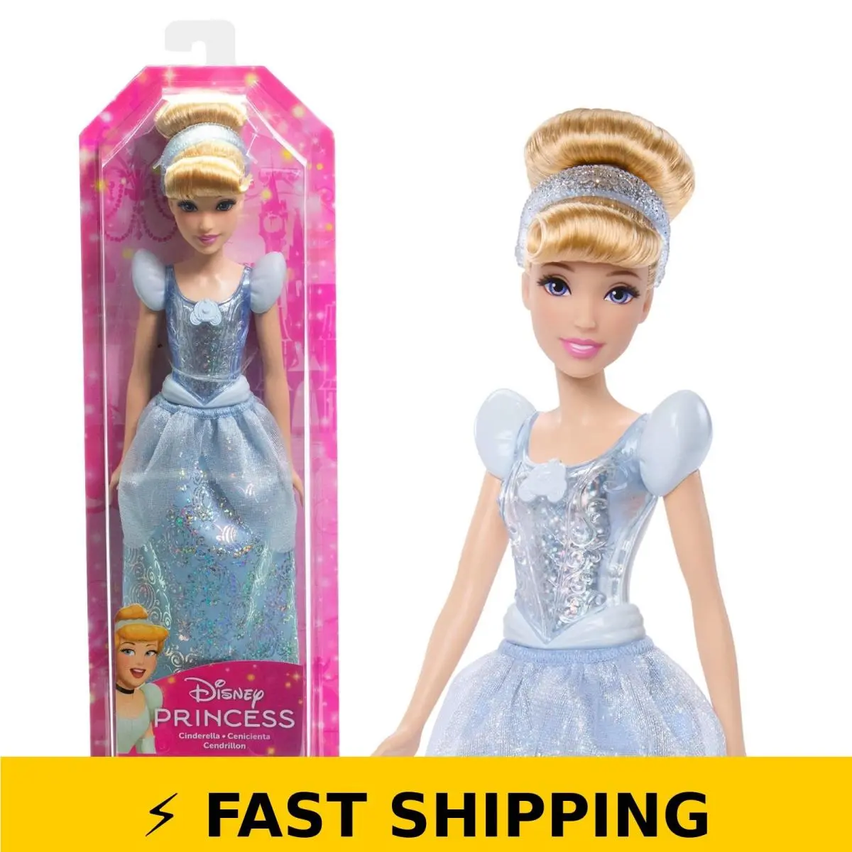Disney Princess Cinderella Fashion Doll with Accessories