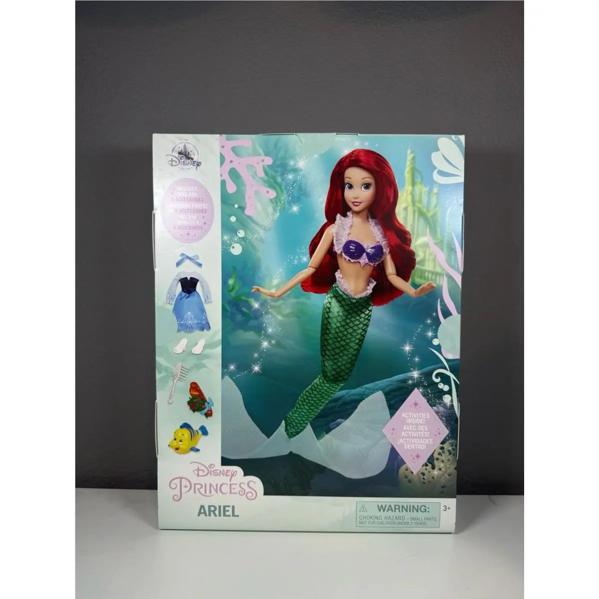 Disney Princess Ariel Story Doll with Accessories and Activities