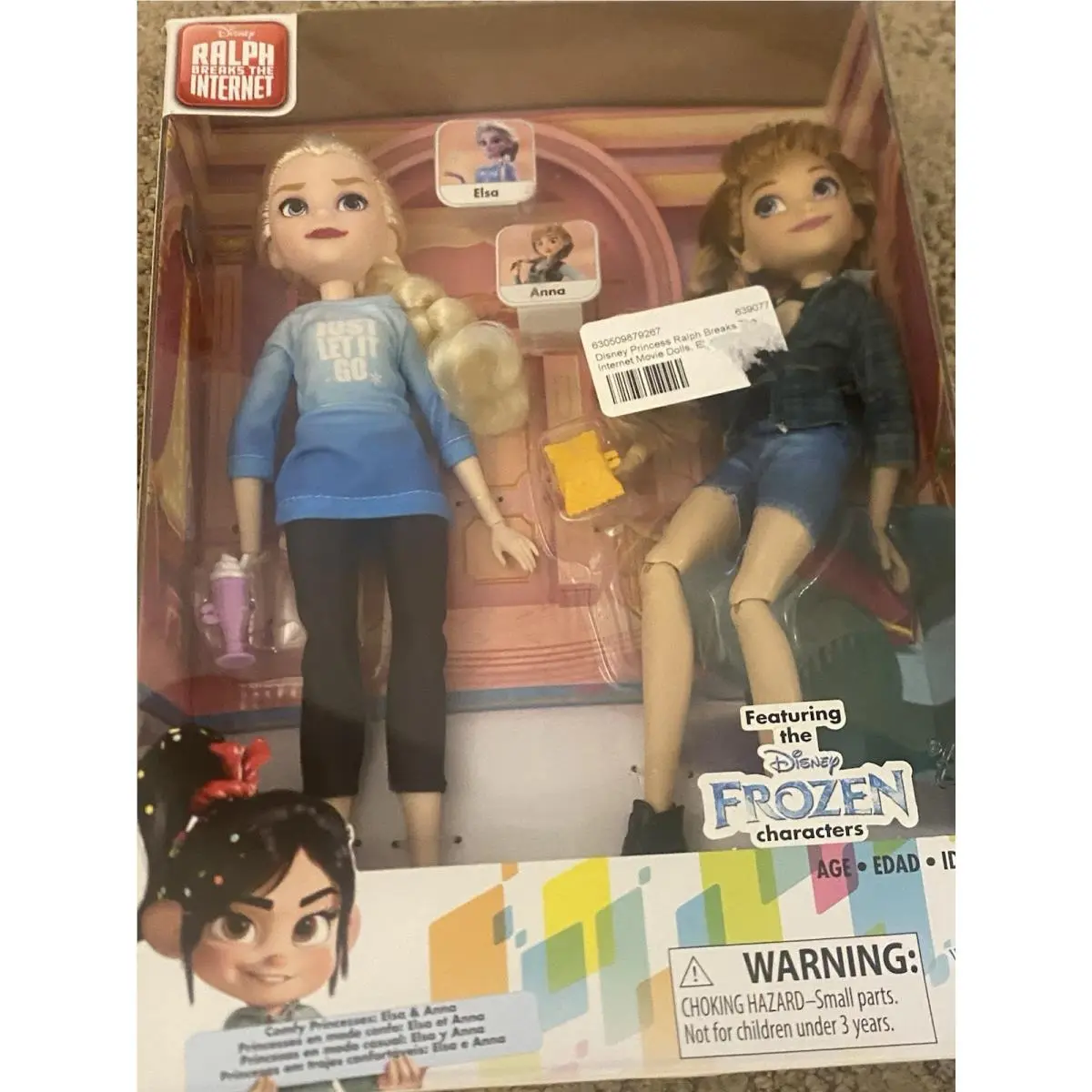 Ralph Breaks Internet Disney Comfy Princess Frozen Doll Set Anna Elsa 2018