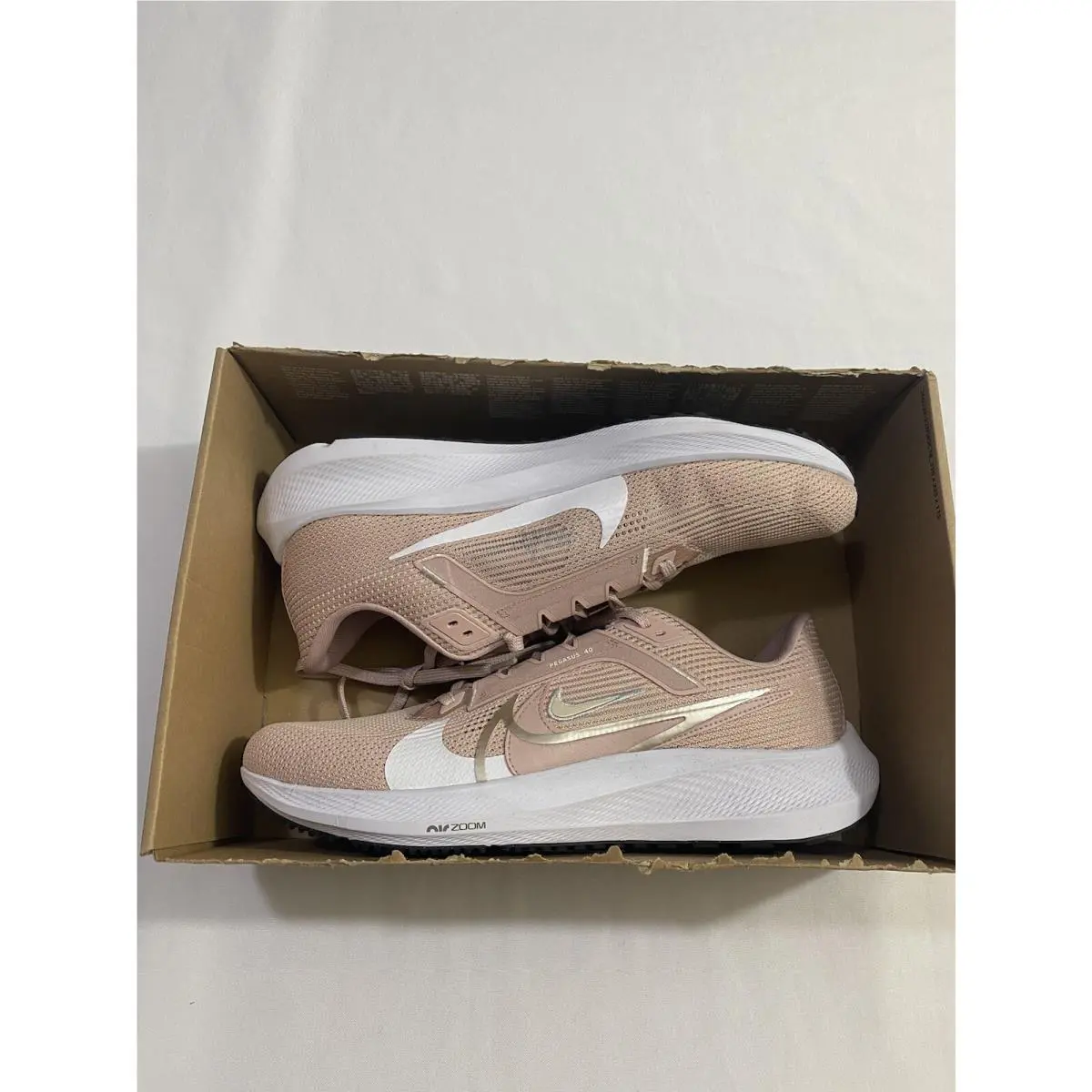 Women’s Size 12 Pink Nike Air Zoom Pegasus 40 Prm Running Shoes FQ0208 601