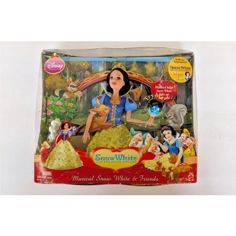 Disney Princess Musical Snow White Friends P5371 Mattel 2009 Vintage