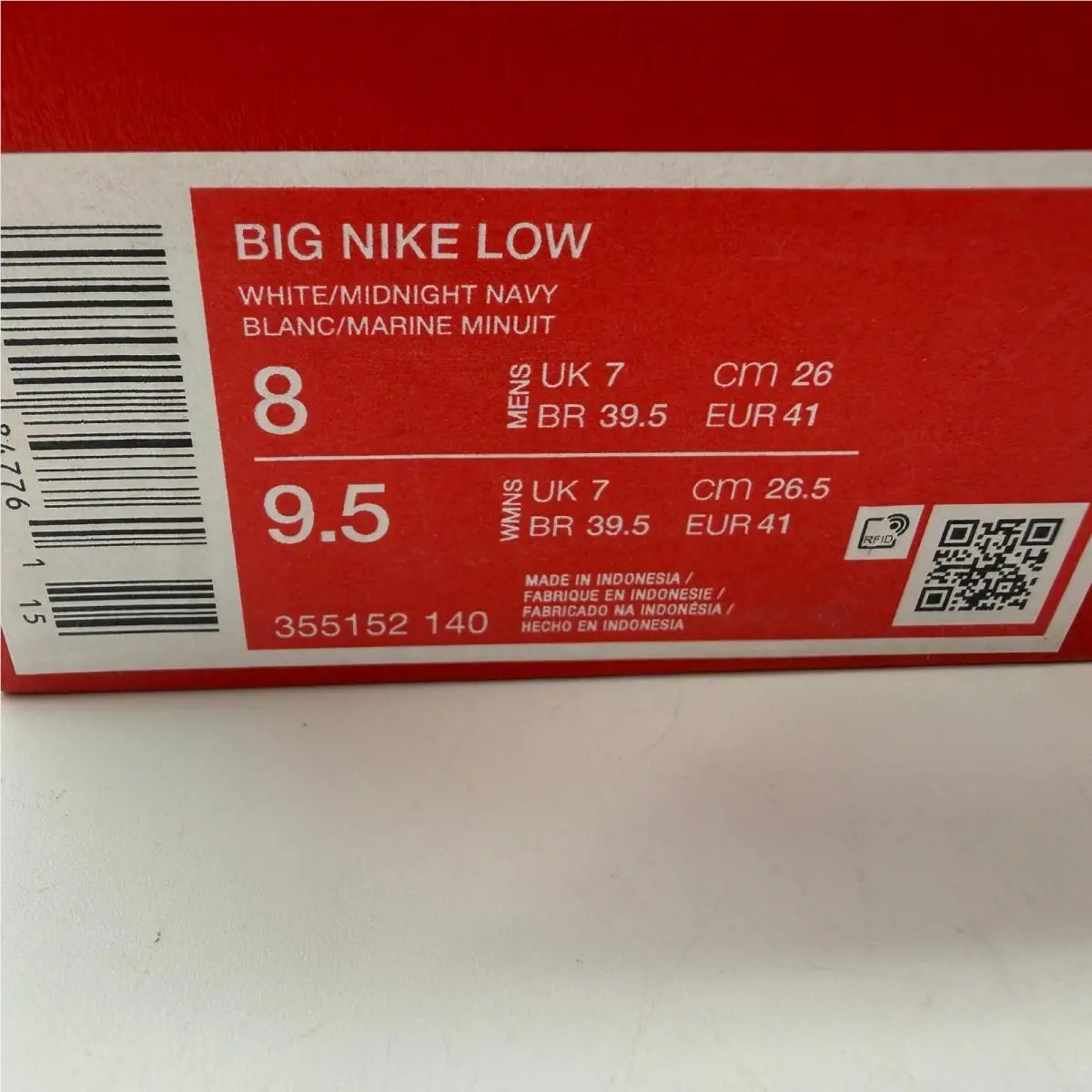 Nike shoes - Big Nike Low - Big Low - White 0