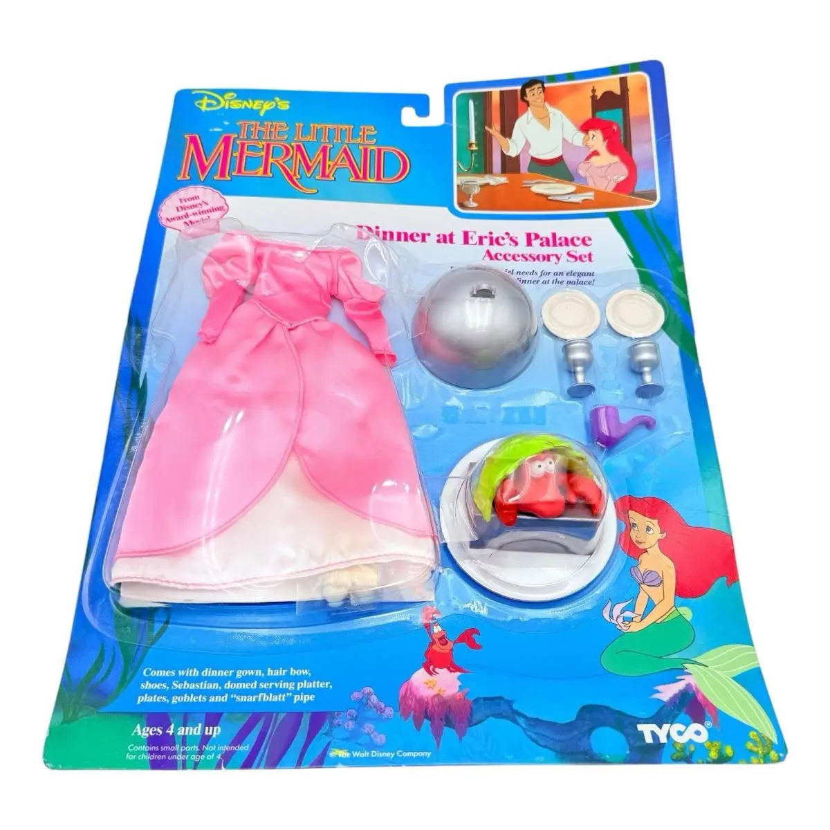 Disney`s The Little Mermaid Dinner at Eric`s Palace Accessory Set Tyco 18251