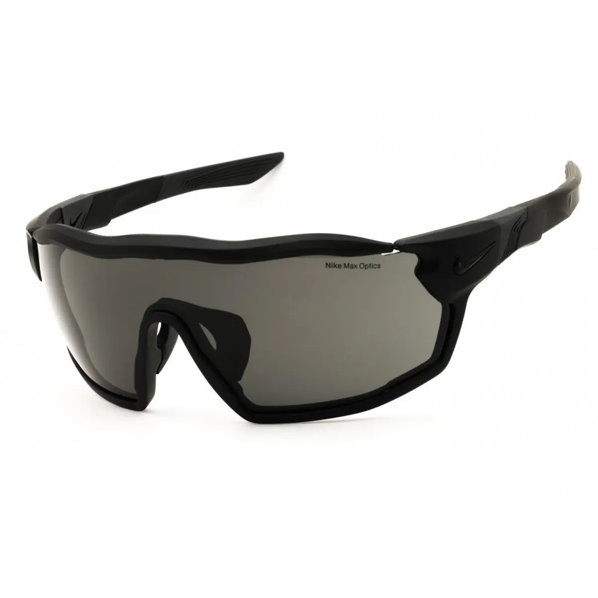 Nike Show X Rush N IU4706X 010 Sunglasses Matte Black Frame Gray Lenses 58mm