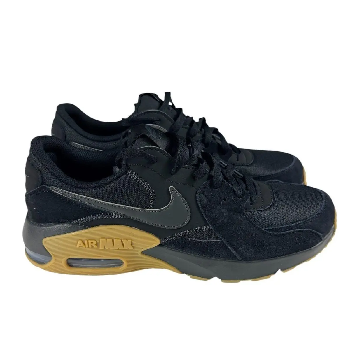 Nike Air Max Excee Mens 8 Black Anthracite Gum Light Brown HV0928-010