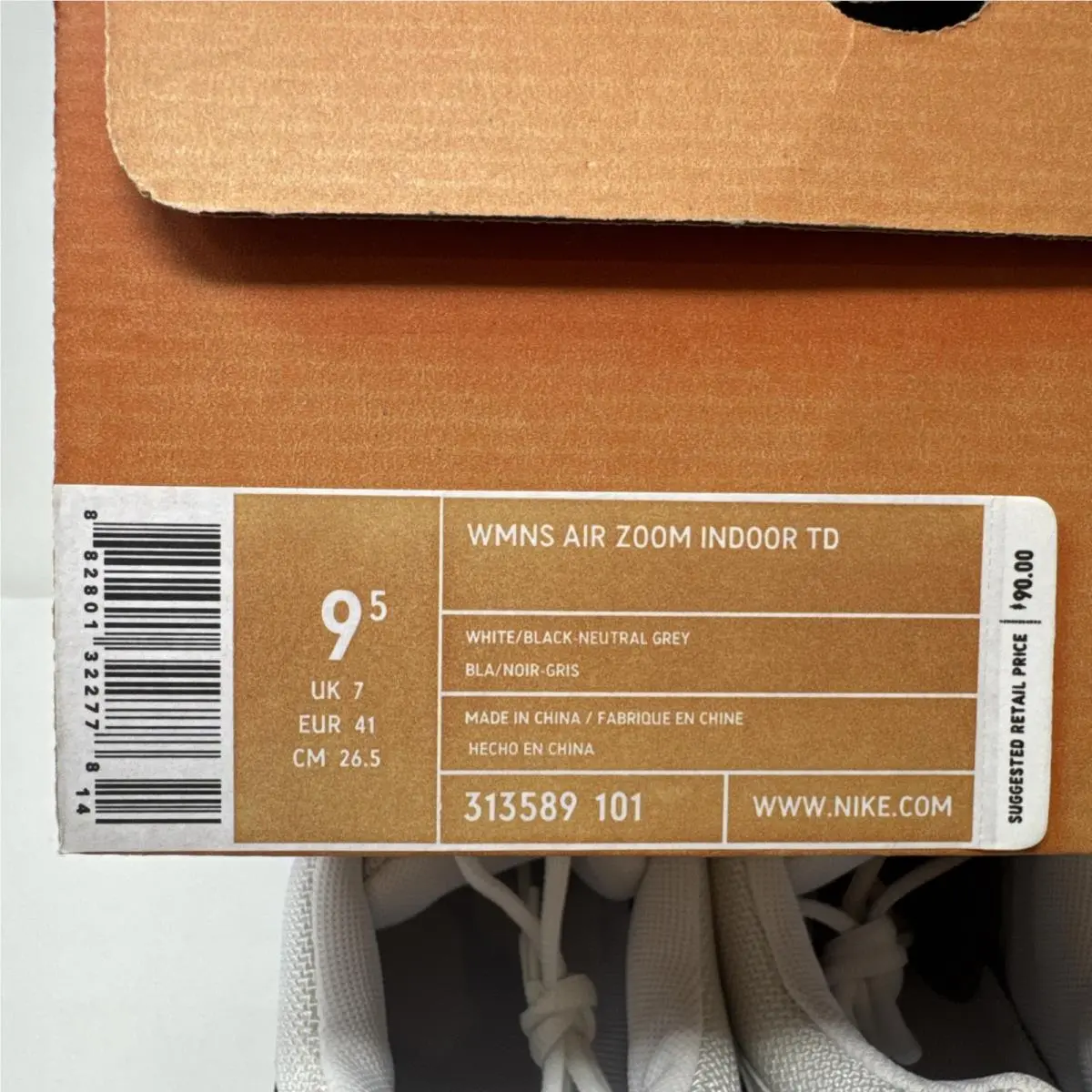 Nike shoes - 313589101 - 313589-101 - White (UPC: 882801322778) 8