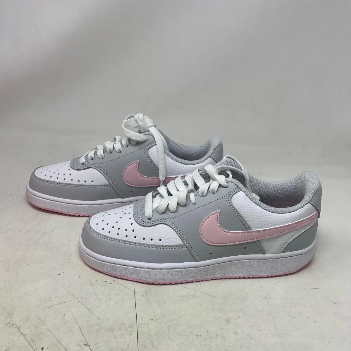 Nike Court Vision Low Women’s Pure Platinum/pink Foam Sz 6