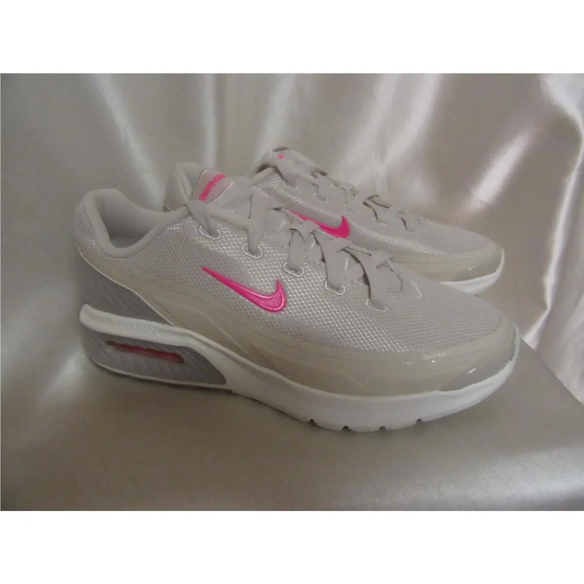 Women`s  Air Max Bia Sneakers Size 8M IF2628 103 LT Orewood /pink by Nike