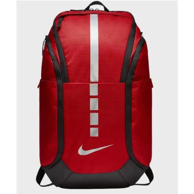 Nike Hoops Elite Pro Backpack Game Red Black Silver Basketball BA5554-657 38L