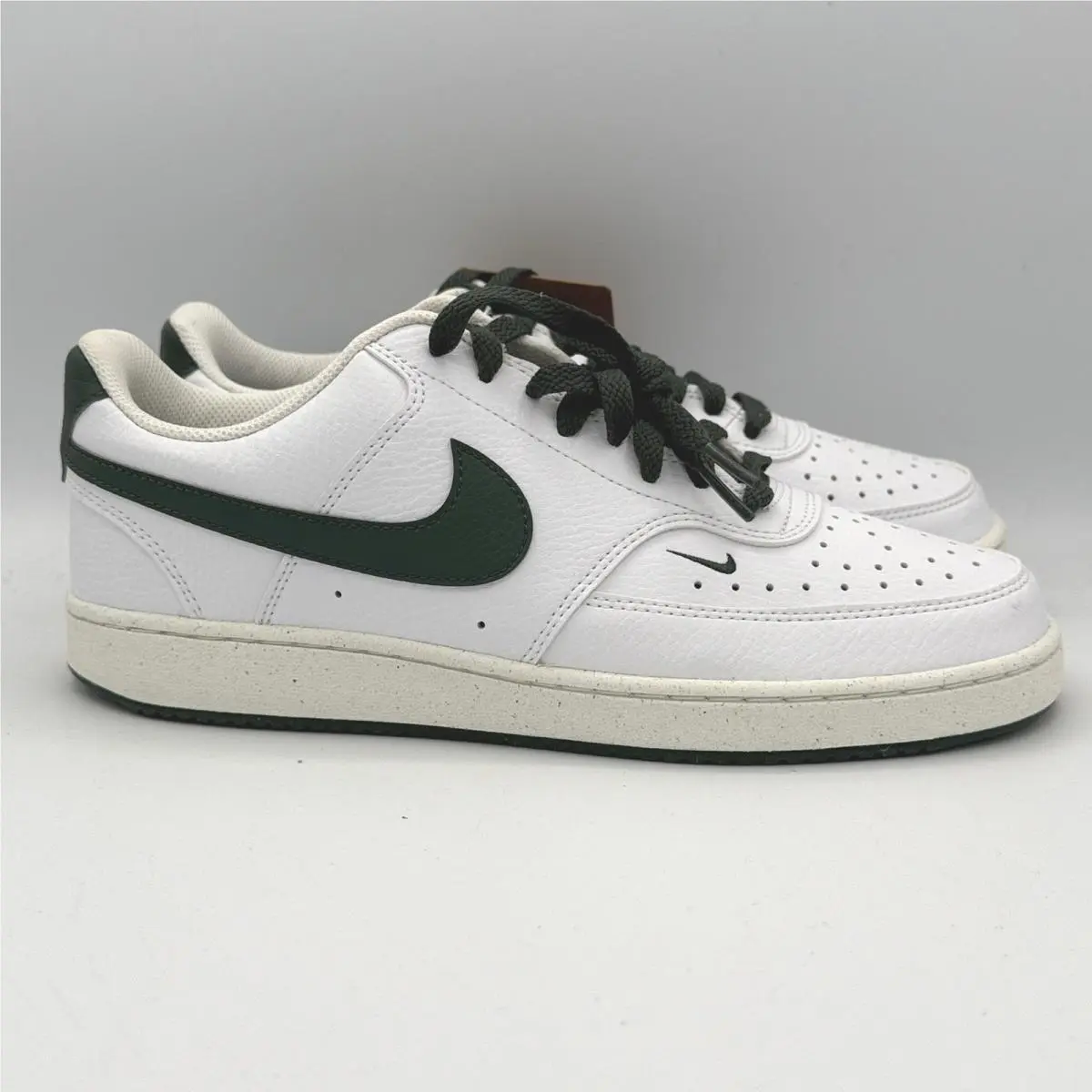 Nike Court Vision Low NN Shoes Womens 9.5 White Vintage Green FV9952-101
