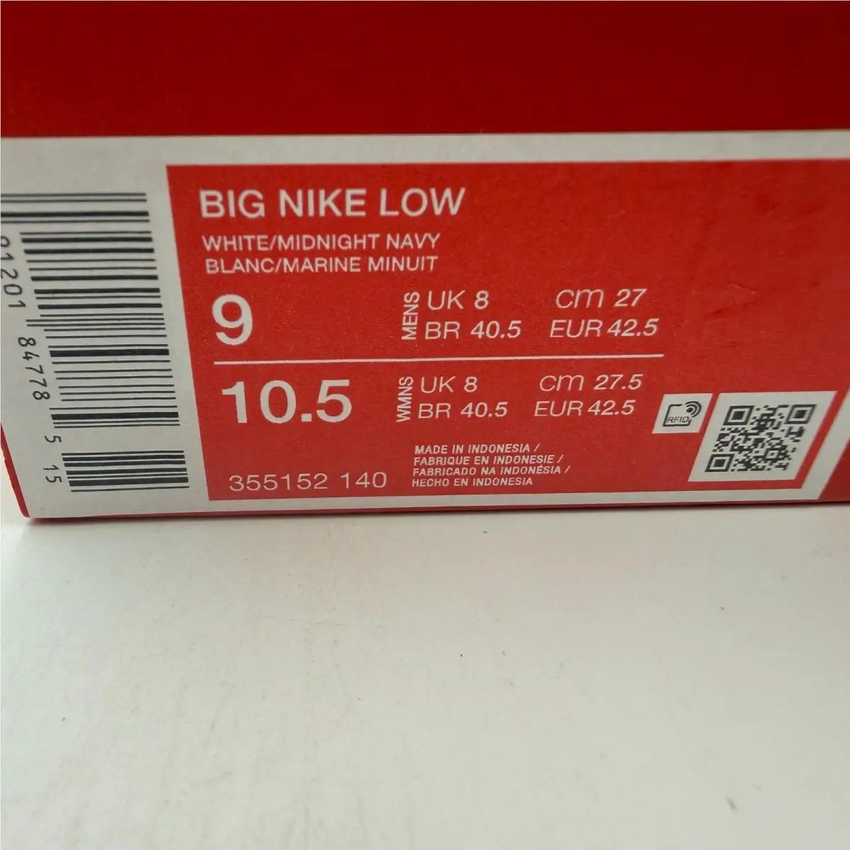 Nike shoes - Big Nike Low - Big Low - White 0