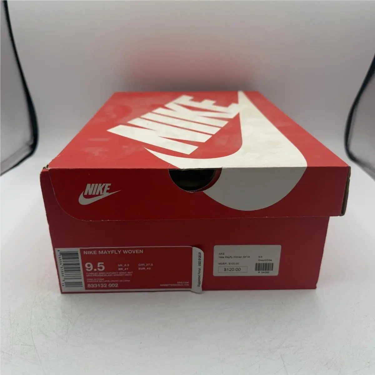 Nike shoes - Nike Mayfly - Mayfly - 833132-002 - Gray (UPC: 0676556510296) 9