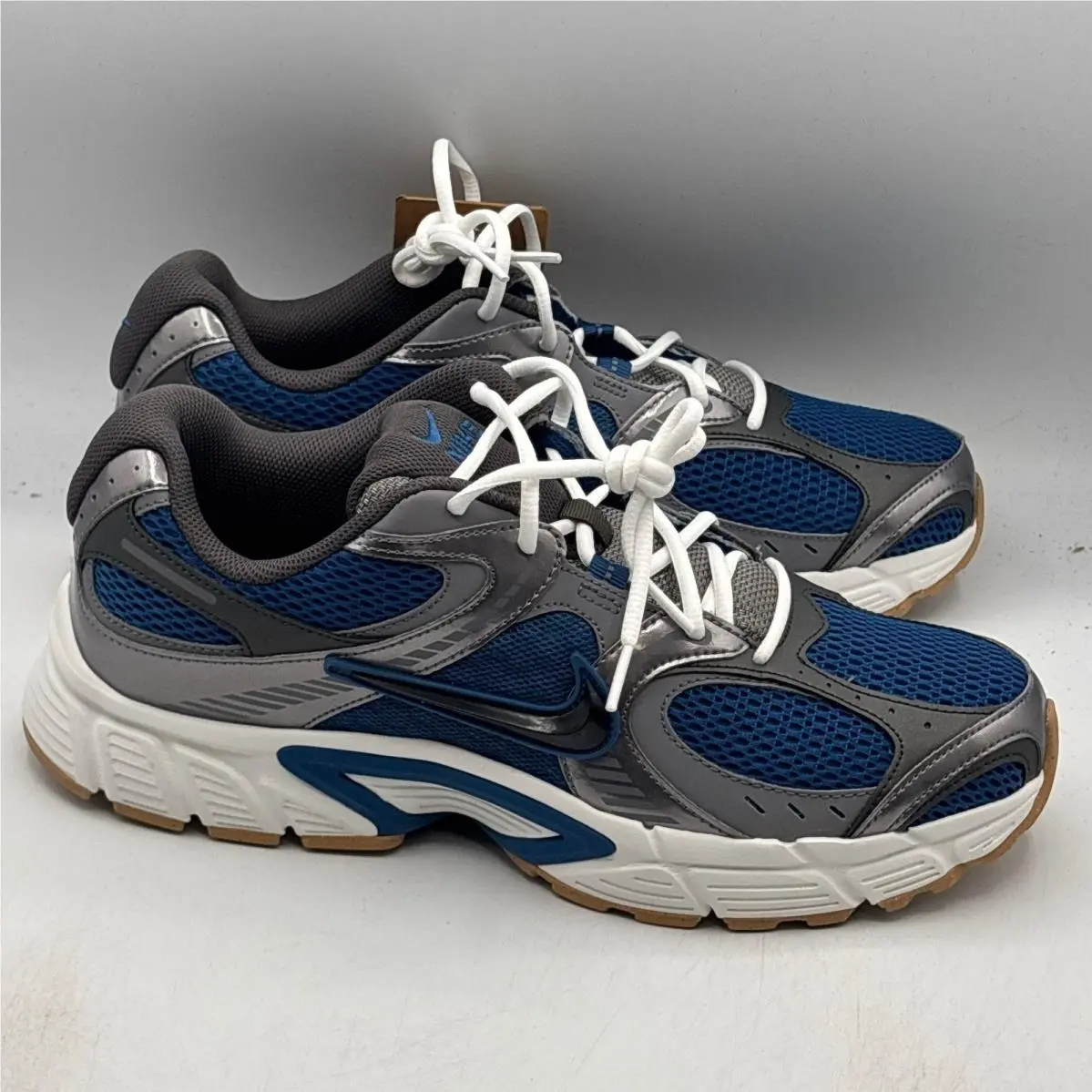 Nike V5 Rnr Sneakers Men Size 11.5 Blue Grey Metallic Retro Running HJ5228-401
