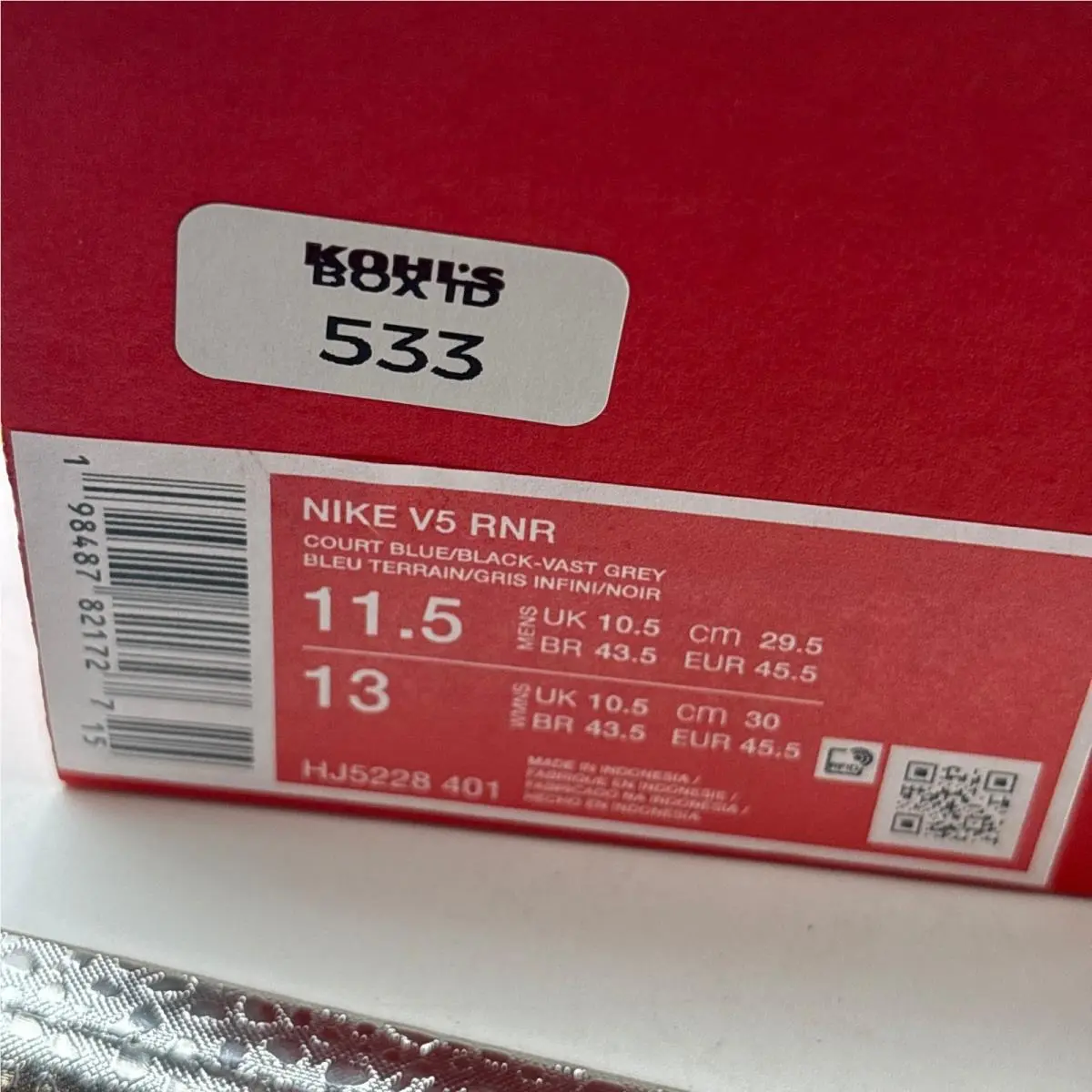 Nike shoes - Nike V5 RNR - RNR - Blue 5