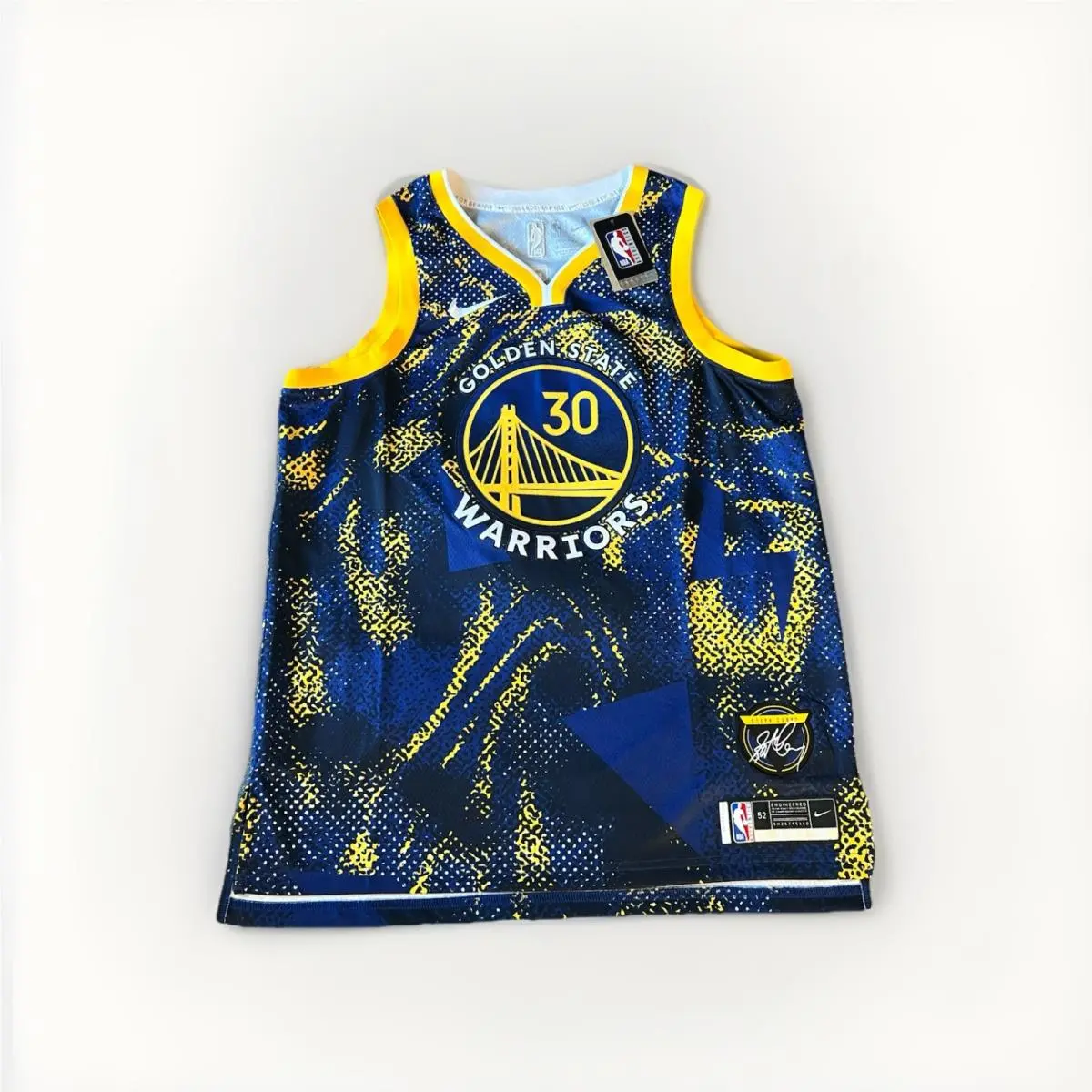 Nike Gsw Stephen Curry 25/26 Select Series Swingman Jersey Size XL Blue