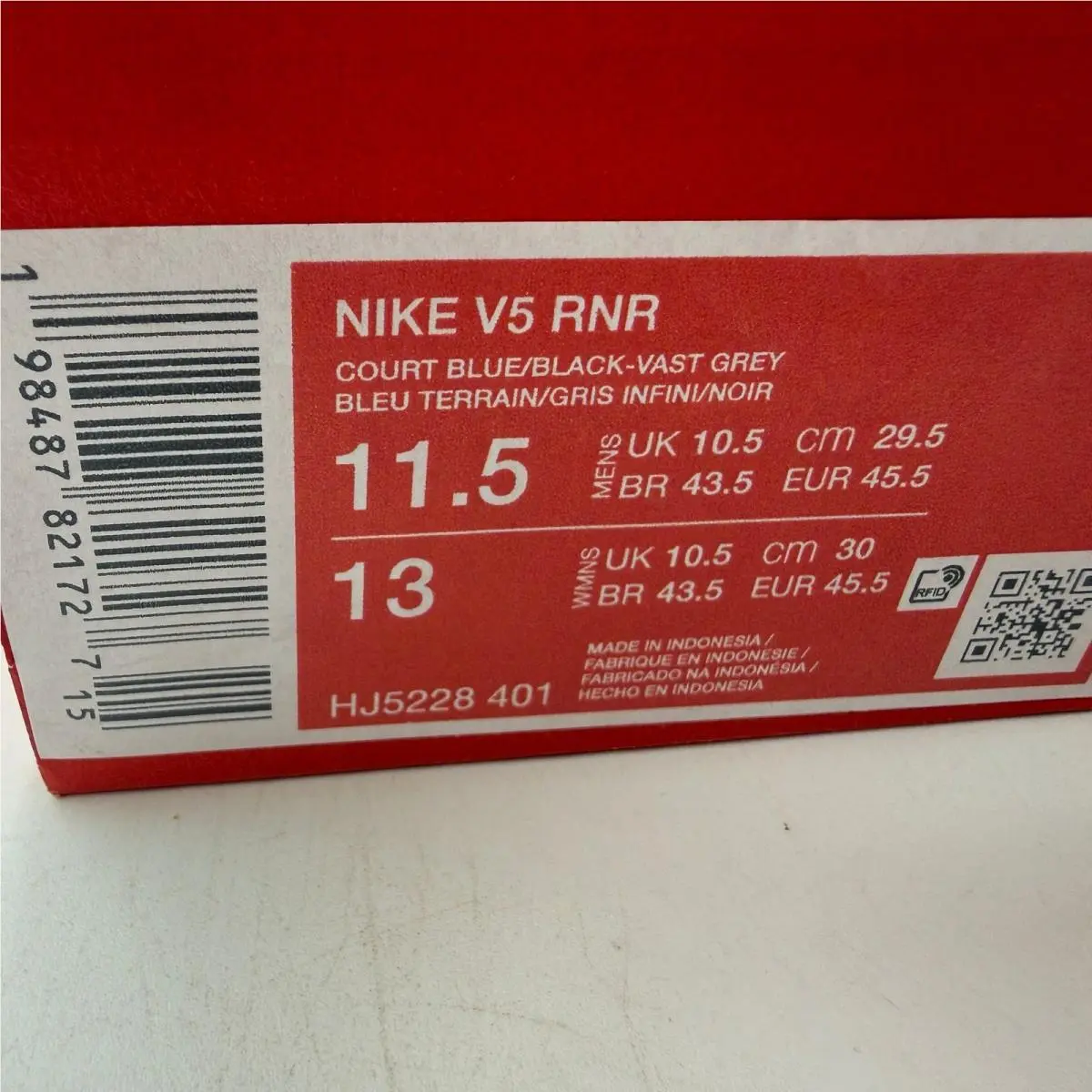 Nike shoes - Nike V5 RNR - RNR - Blue 5