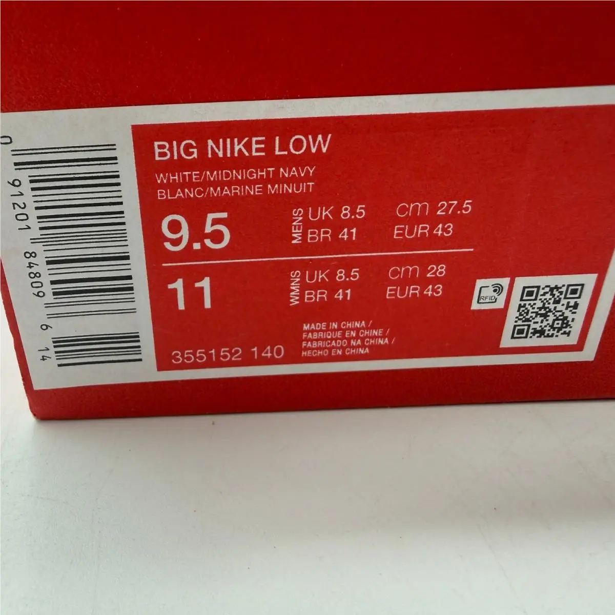 Nike shoes - Big Nike Low - Big Low - White 0
