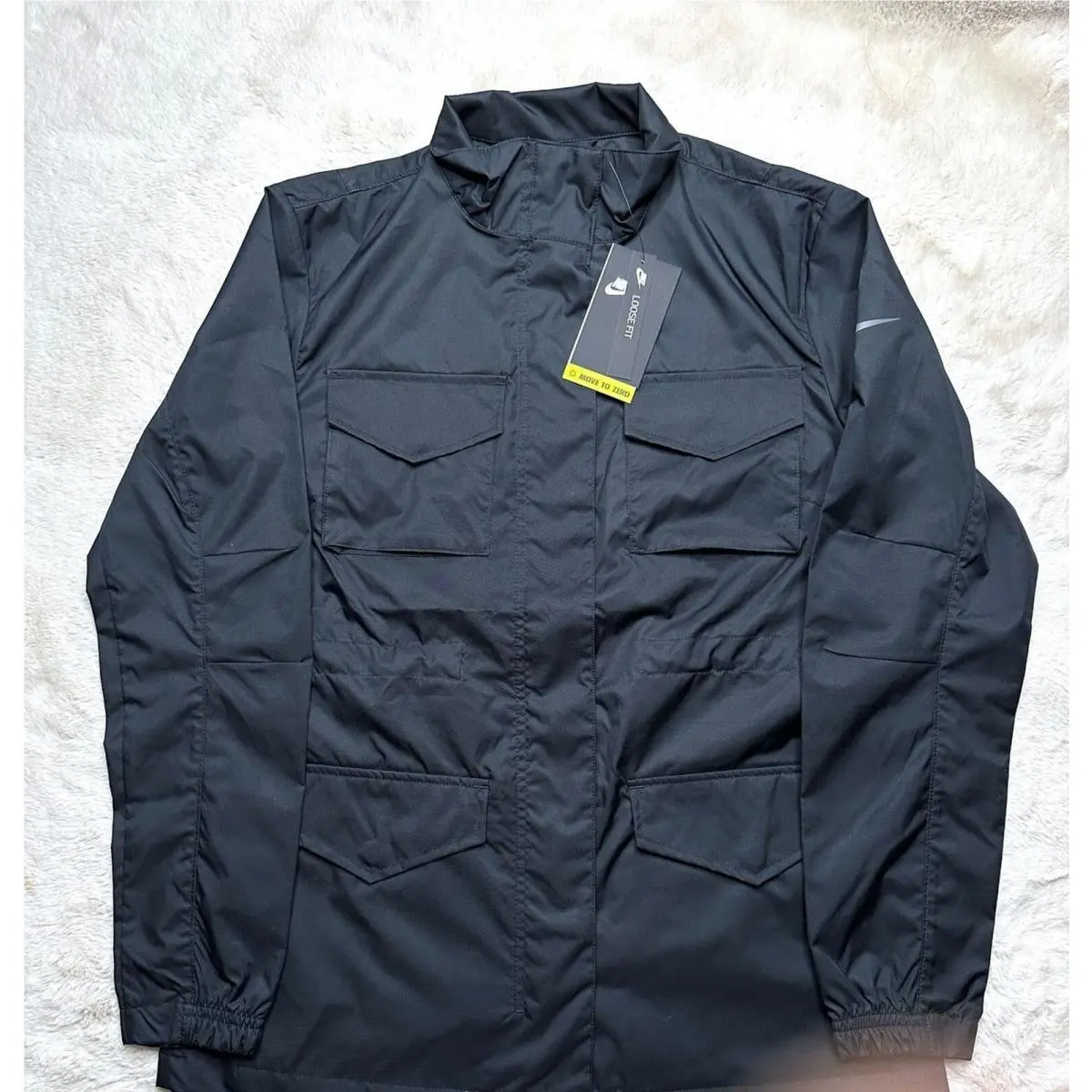 Nike Sportswear Woven M65 Windbraker Rain Jacket CZ8972-010 Women`s Small