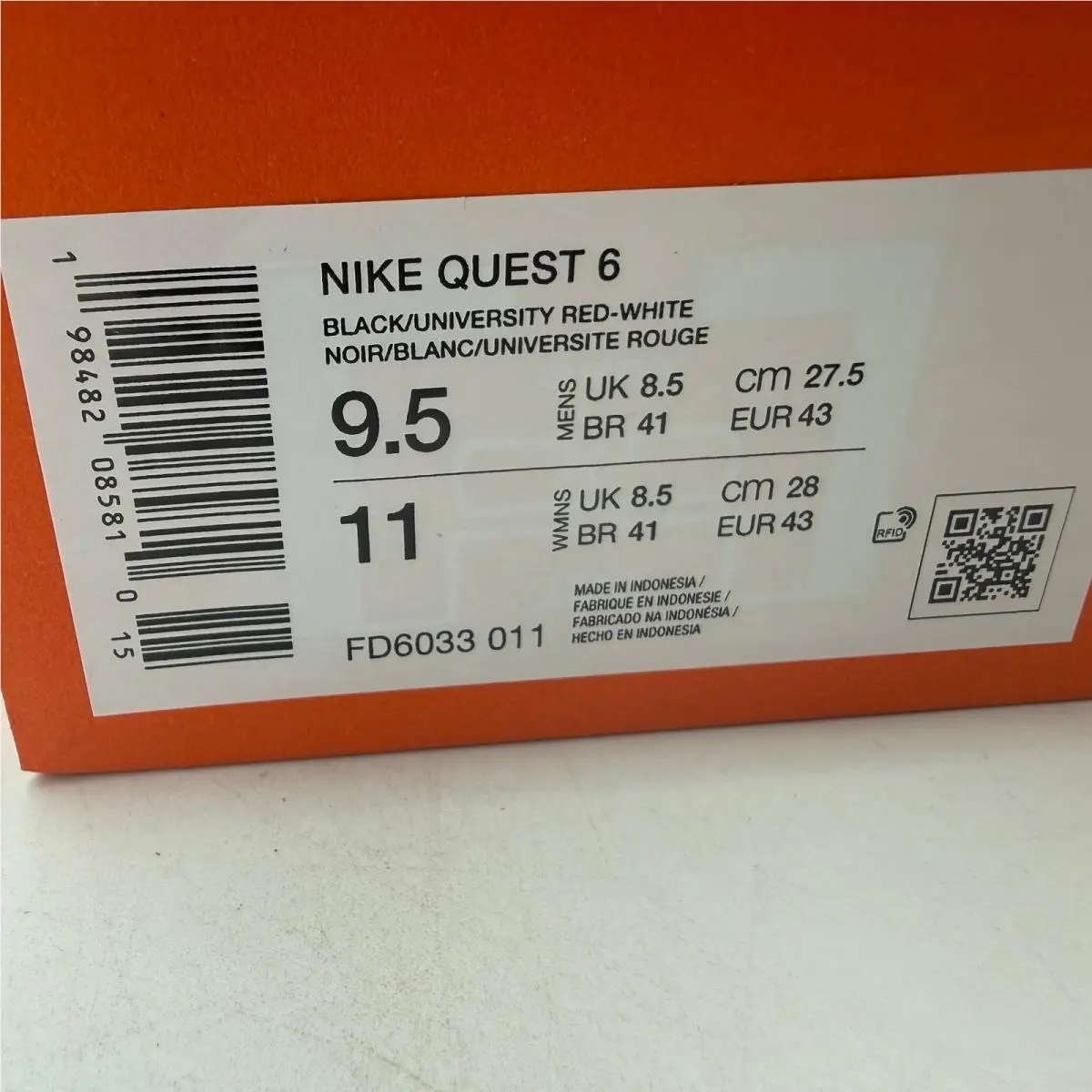 Nike shoes - Nike Quest 6 - Quest - Black 0