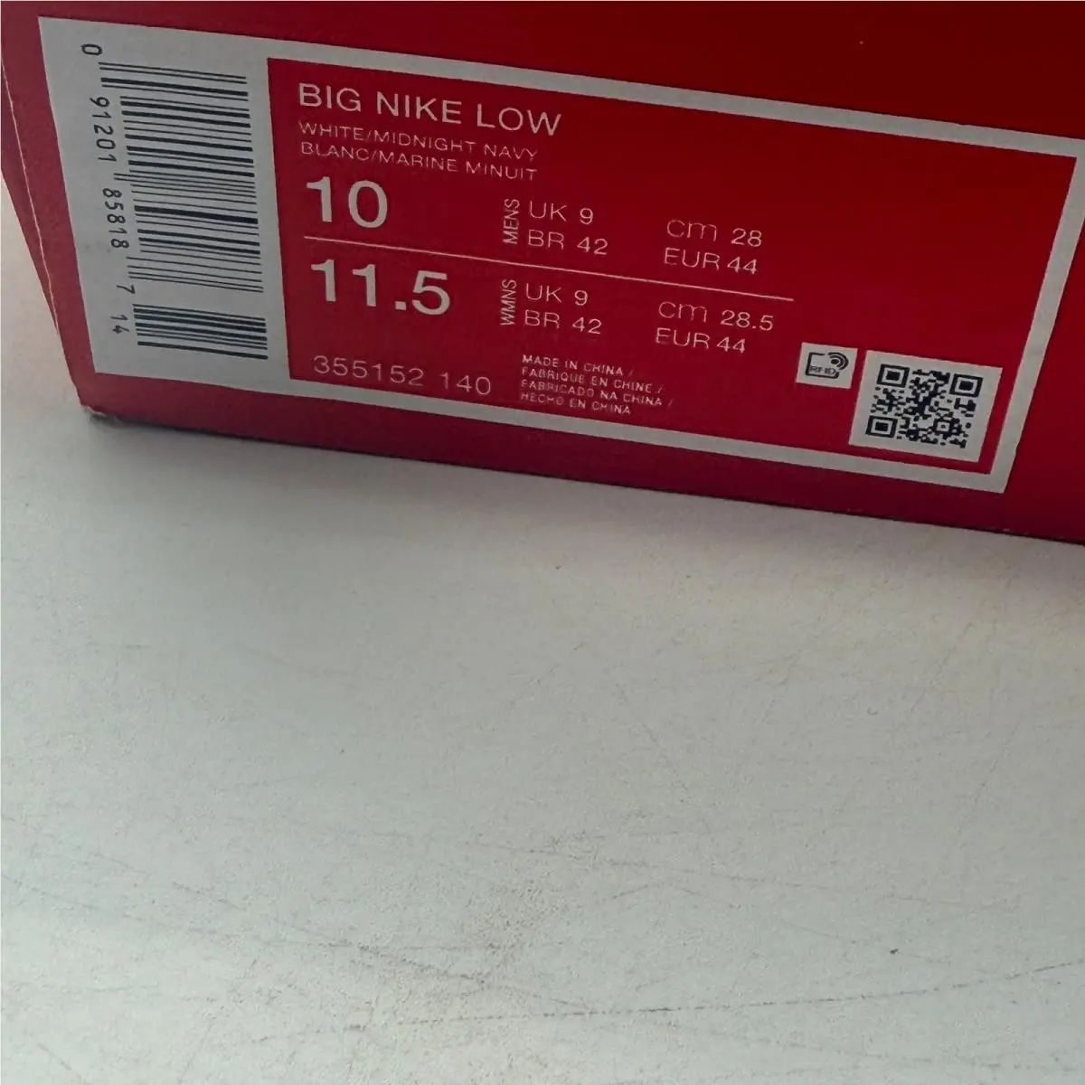 Nike shoes - Big Nike Low - Big Low - White 0
