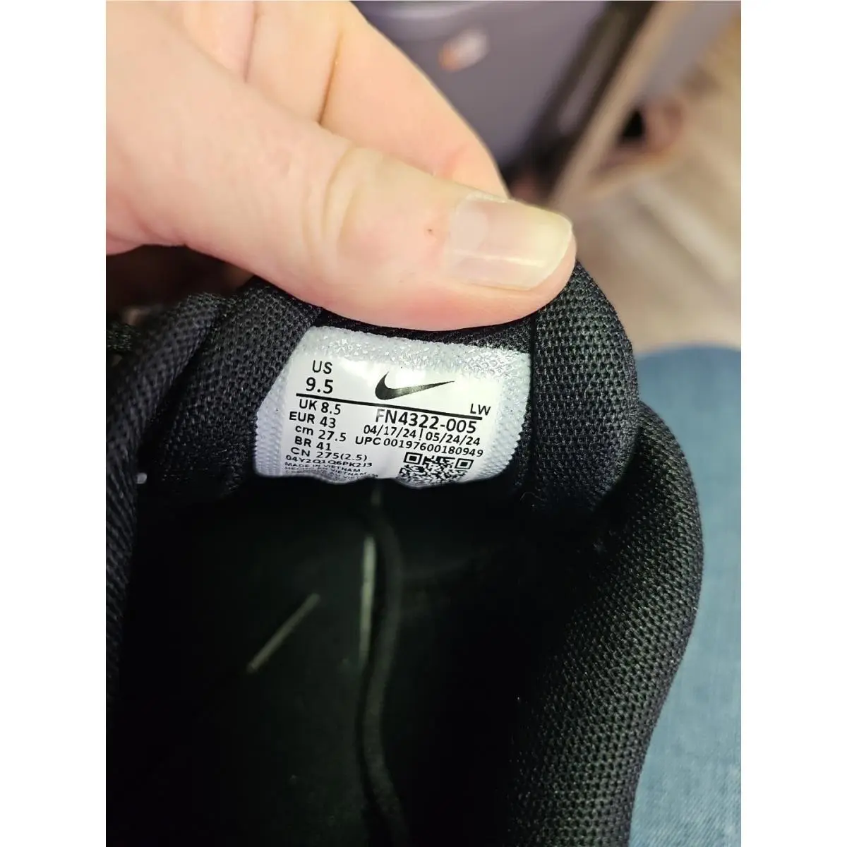 Nike shoes - Nike Precision V - Precision - Black 4