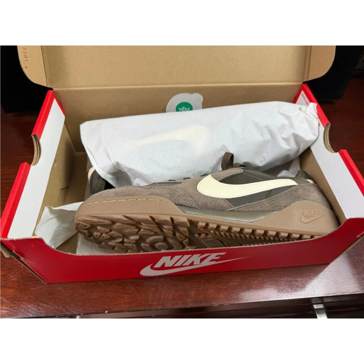 Terra Manta Sde Dark Hazel Coconut Milk Brown Suede IB7254-201 Men`s - 8.5 by Nike