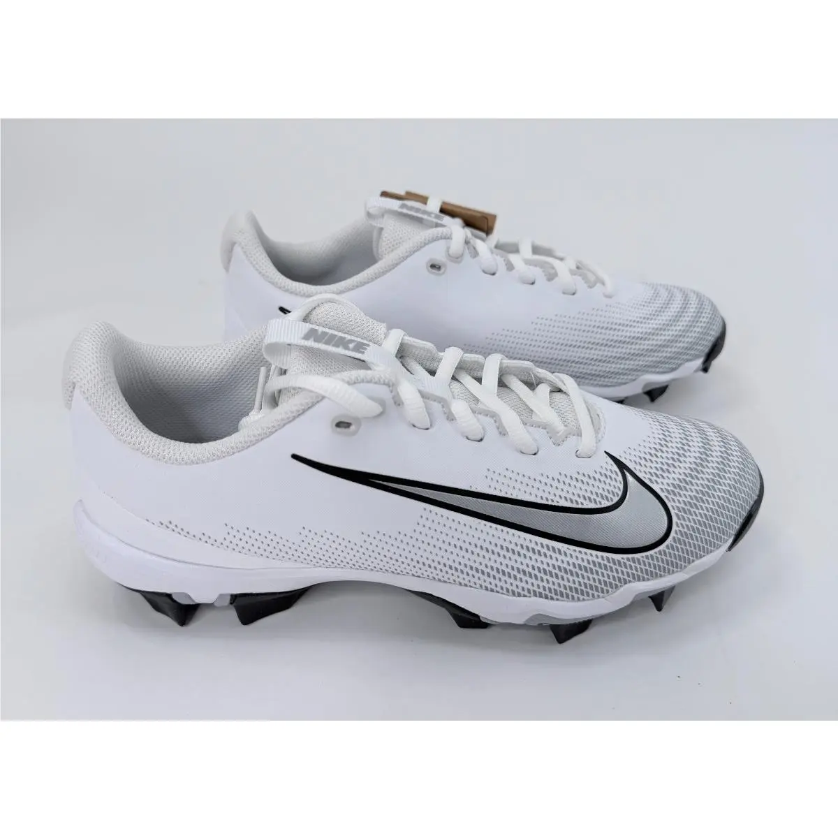 Nike Vapor Shark 3 Big Kids` Football Cleats White/wolf Size 3.5 Y FB3306 100