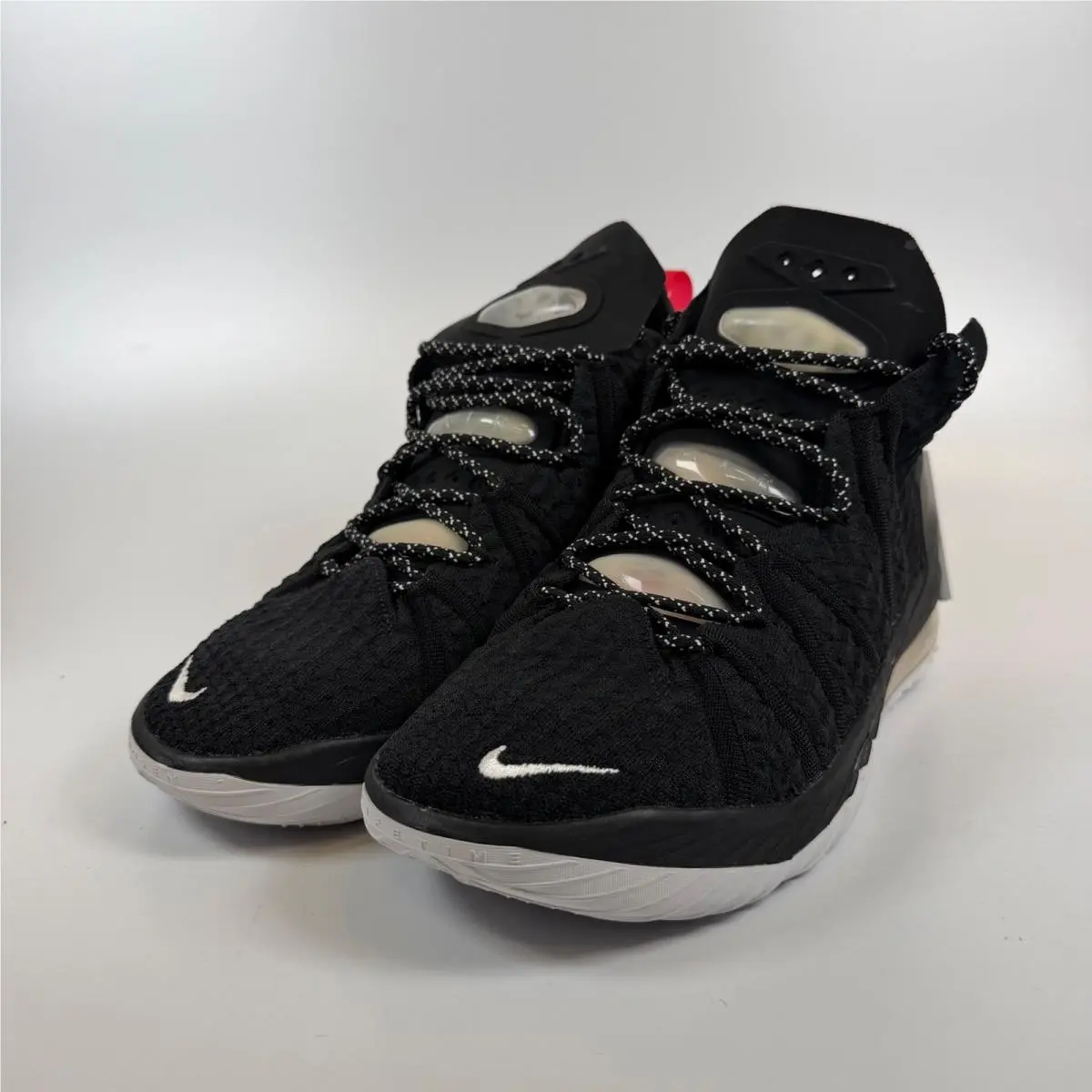 Nike Lebron 18 Bred Black White University Red Basketball Shoes CQ9283-001 Mn 11