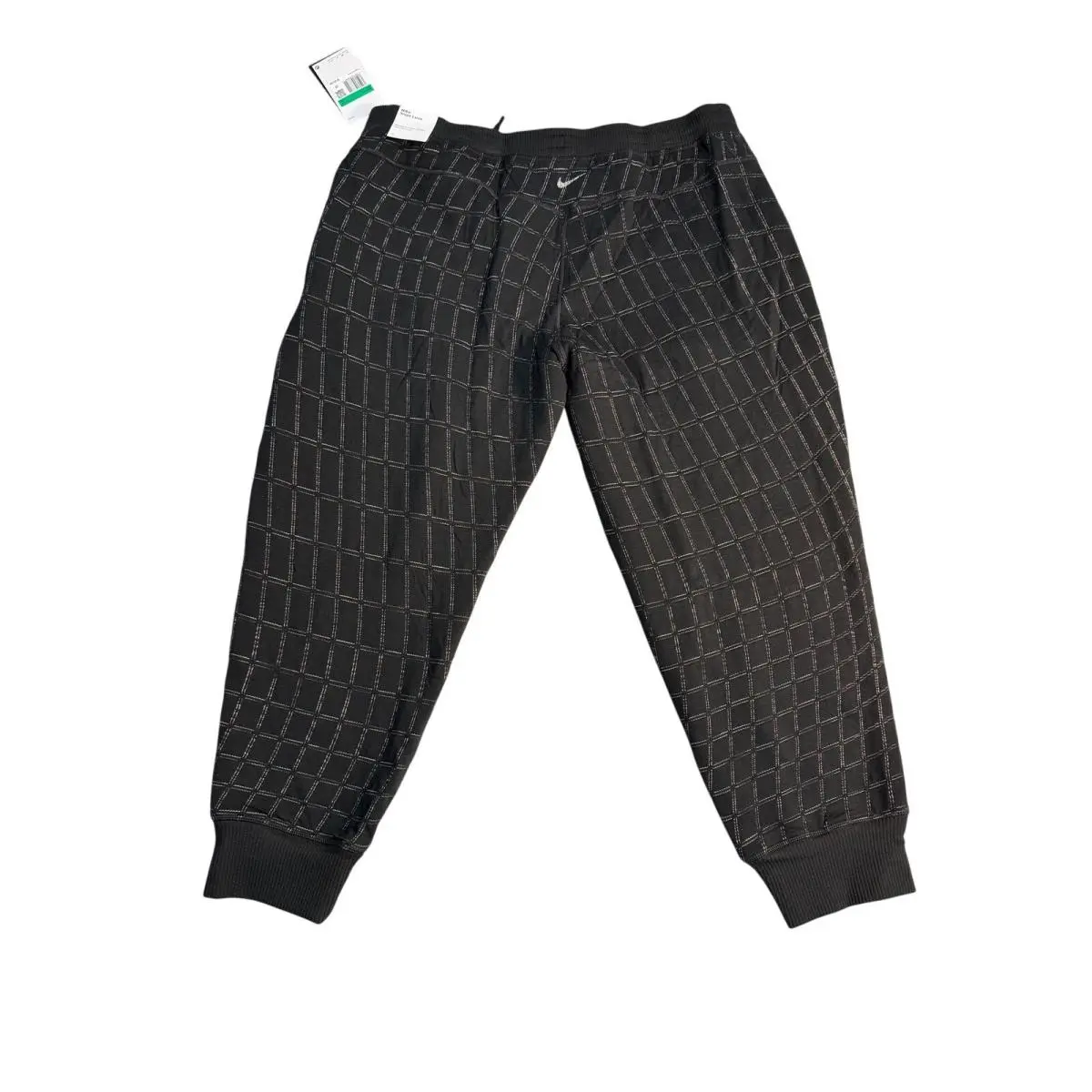 Nike Yoga Luxe Dri-fit Grid Jogger Pants Black Women’s XL