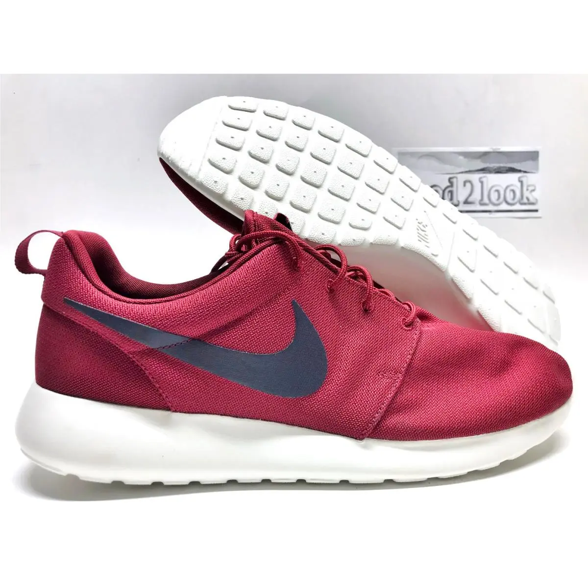 Nike Roshe One Running Team Red/burgundy Ash-sail Size Men`s 14 511881-613