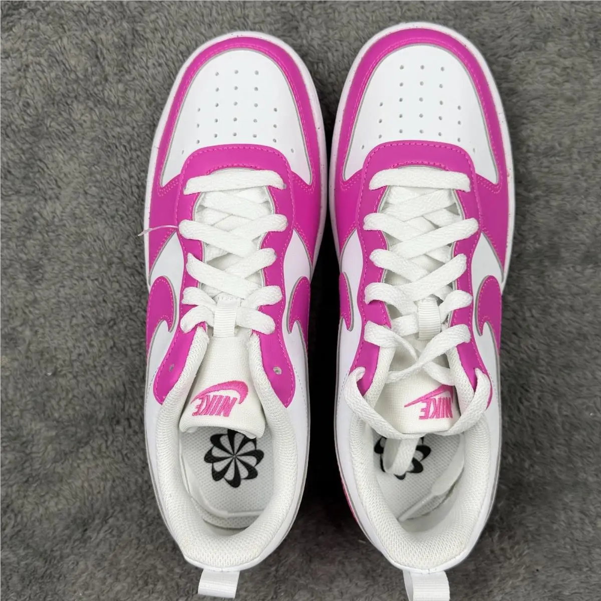 Nike shoes - Nike Court Borough - Court Borough - White / Laser Fuchsia / Pink 0
