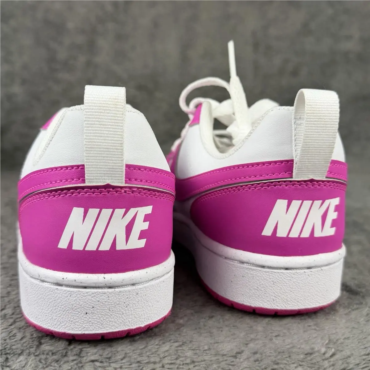 Nike shoes - Nike Court Borough - Court Borough - White / Laser Fuchsia / Pink 4
