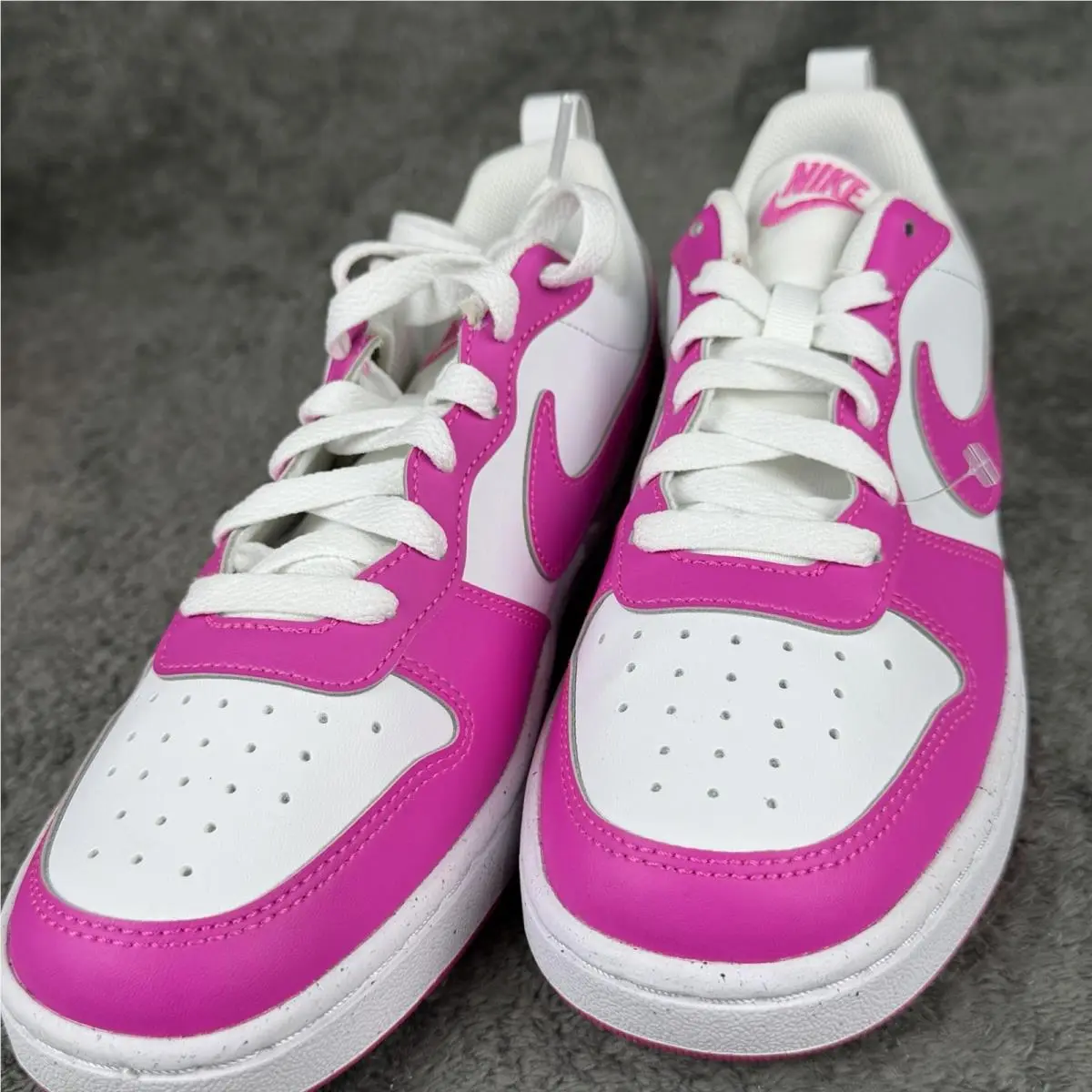 Nike shoes - Nike Court Borough - Court Borough - White / Laser Fuchsia / Pink 6