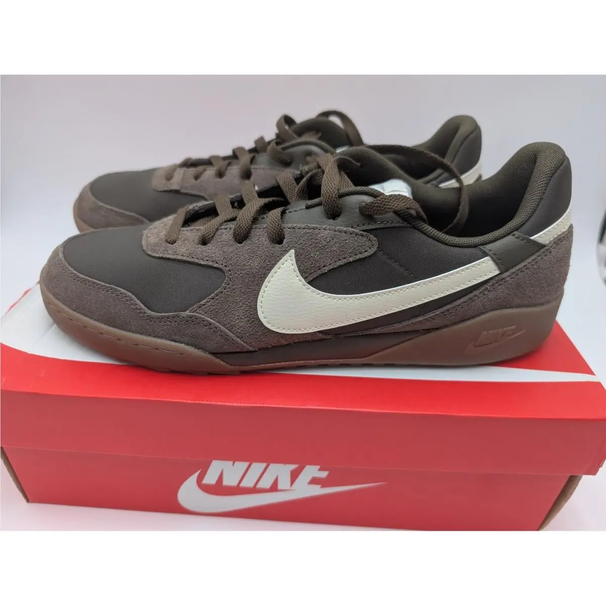 Gts 97 Men 11.5 Brown Sail Gum IB7254-201 Low Top Suede Skate Sneaker Retro by Nike